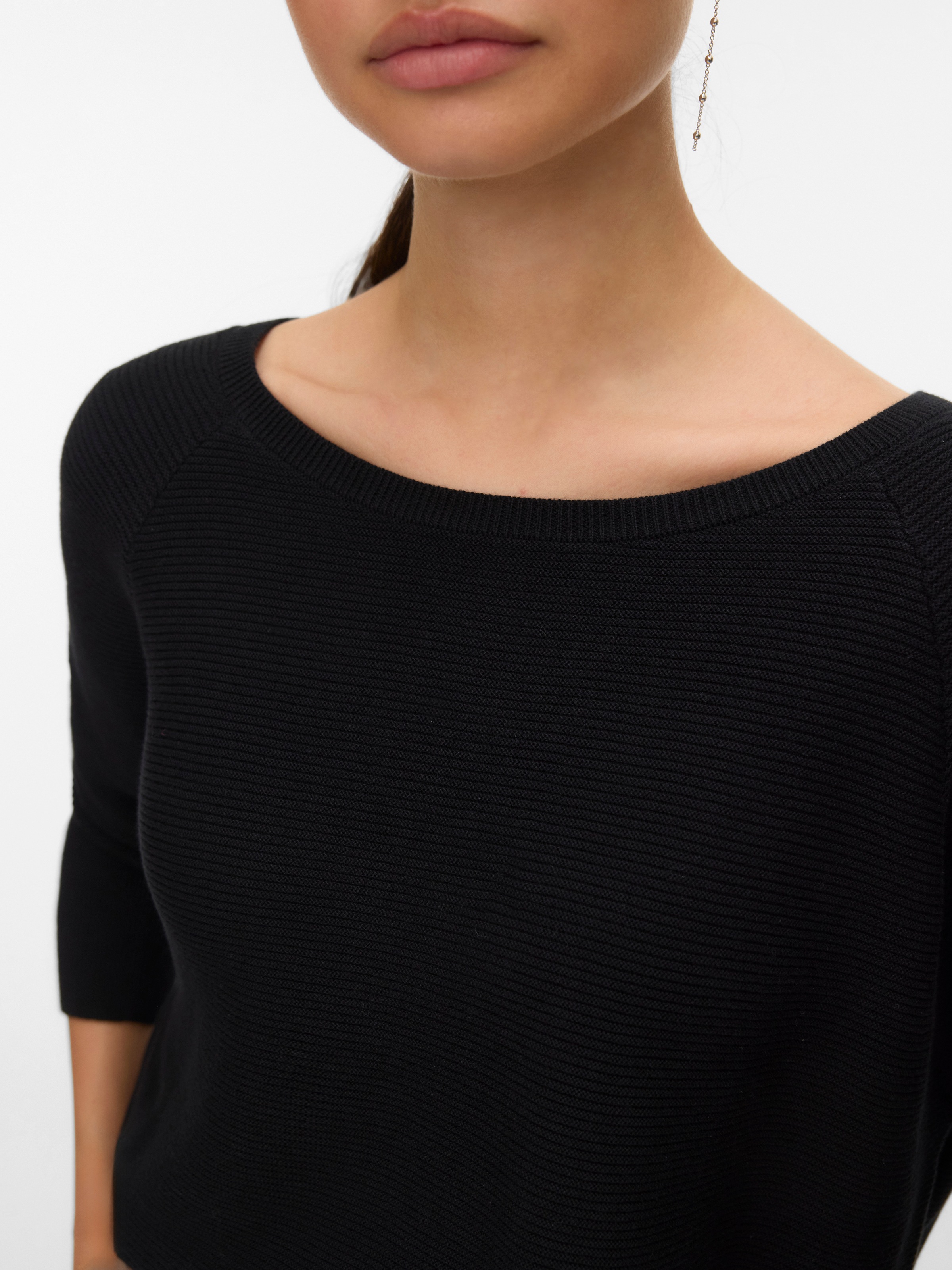 Thumbnail - Vero Moda Strickpullover "VMNEW NORA 3/4 BOATNECK PULLOVER NOOS"