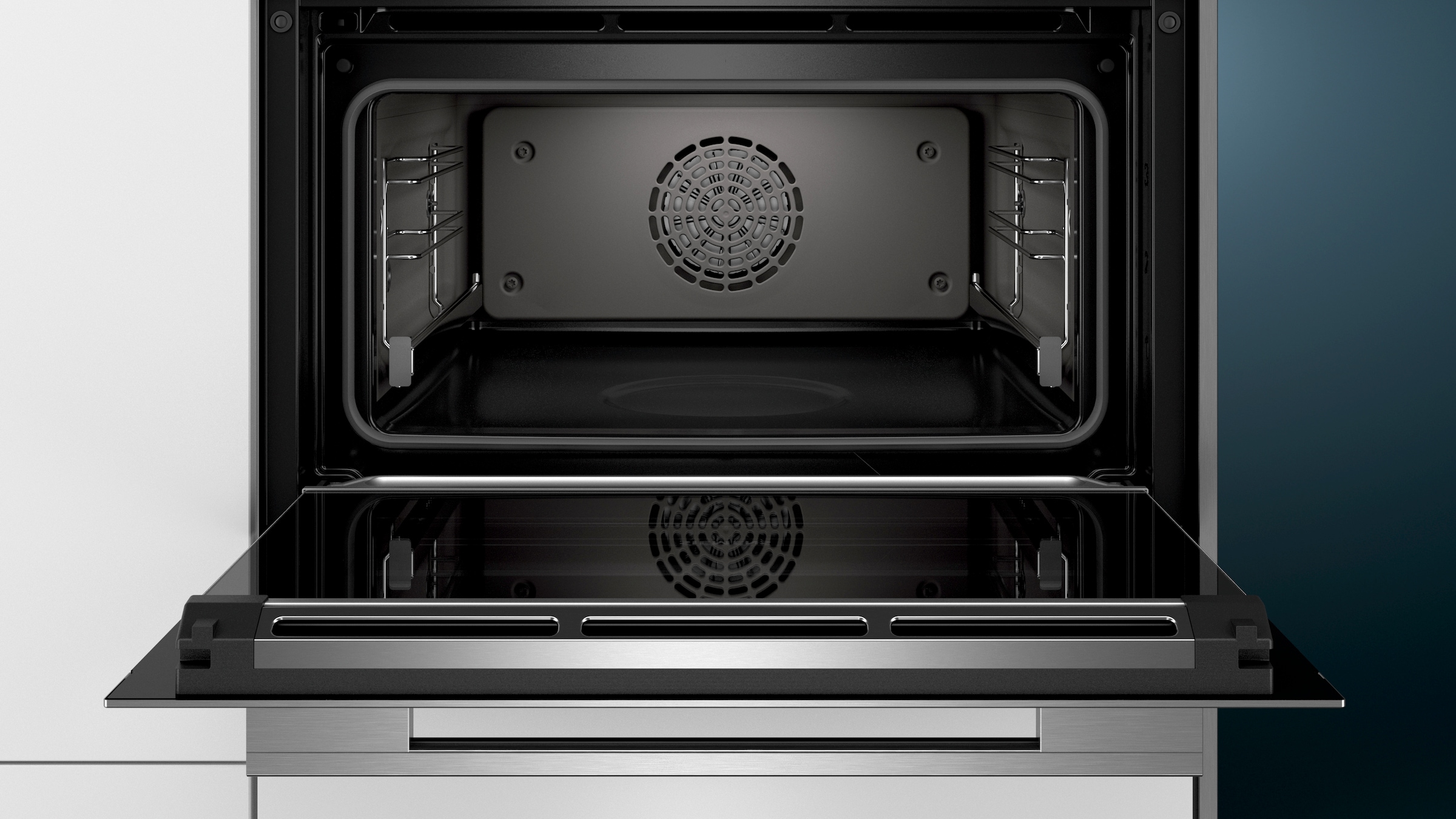 SIEMENS Dampfbackofen iQ700 »CS658GRS7«, mit 1-fach-Teleskopauszug, ecoClean Plus