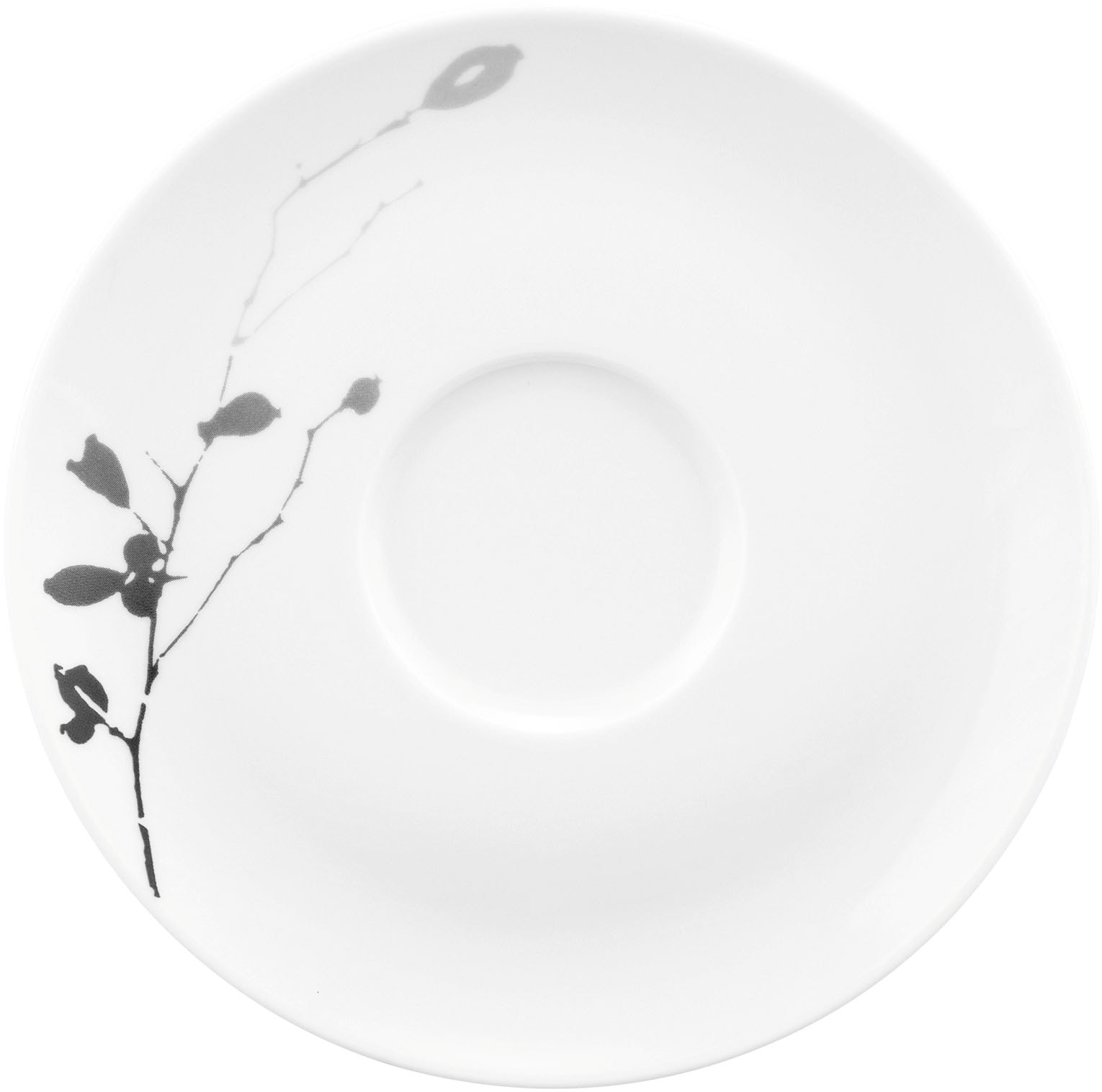 Seltmann Weiden Untertasse »Liberty - Dark Rose Hip«, (1 St.), Kombi-Untertasse groß 16,5 cm