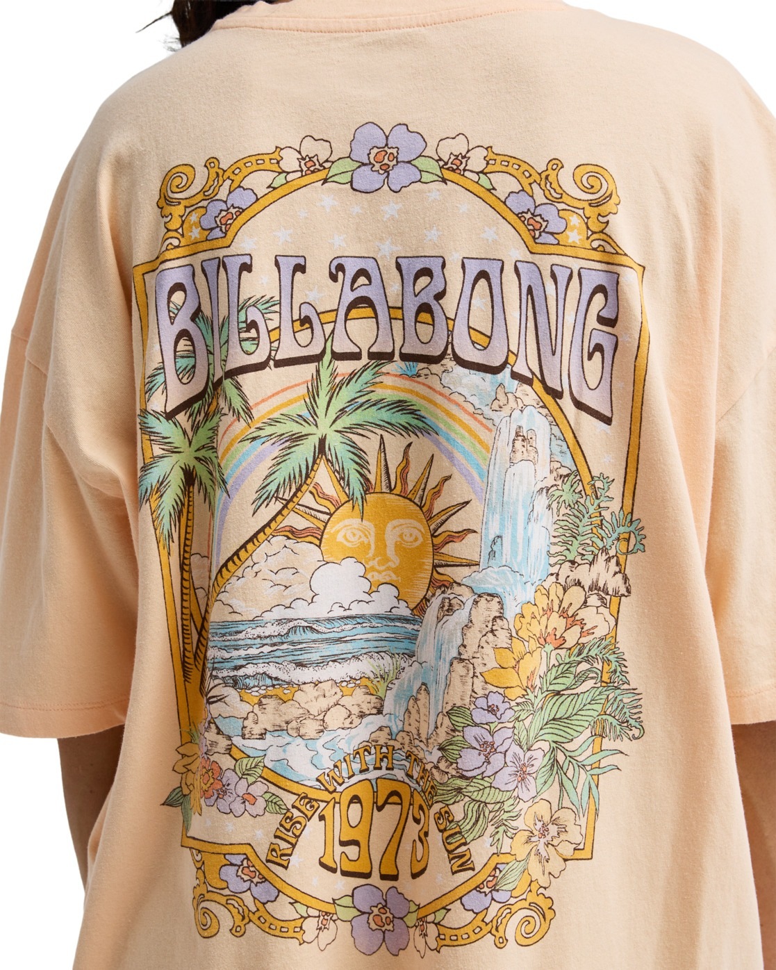 Billabong Waterfall T-Shirt Soft Peach M 3