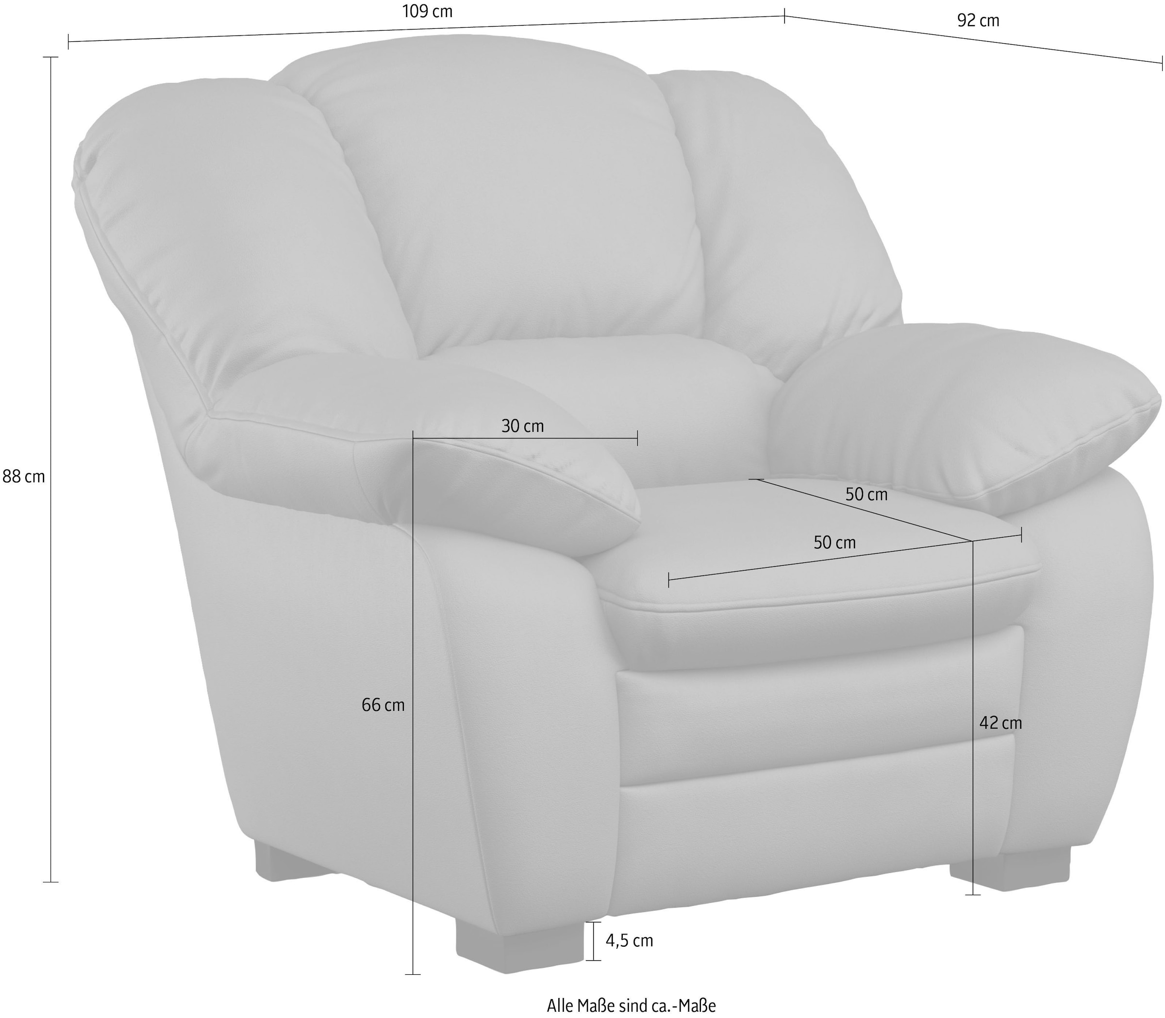 COTTA Sessel »Casino« Polstergarnitur, auch als Set erhältlich