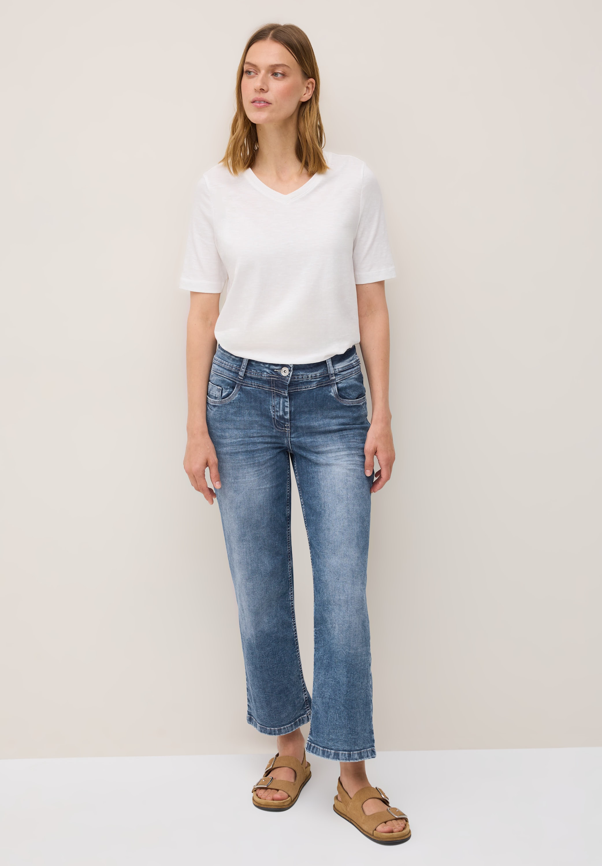 STREET ONE Loose-fit-Jeans, High Waist