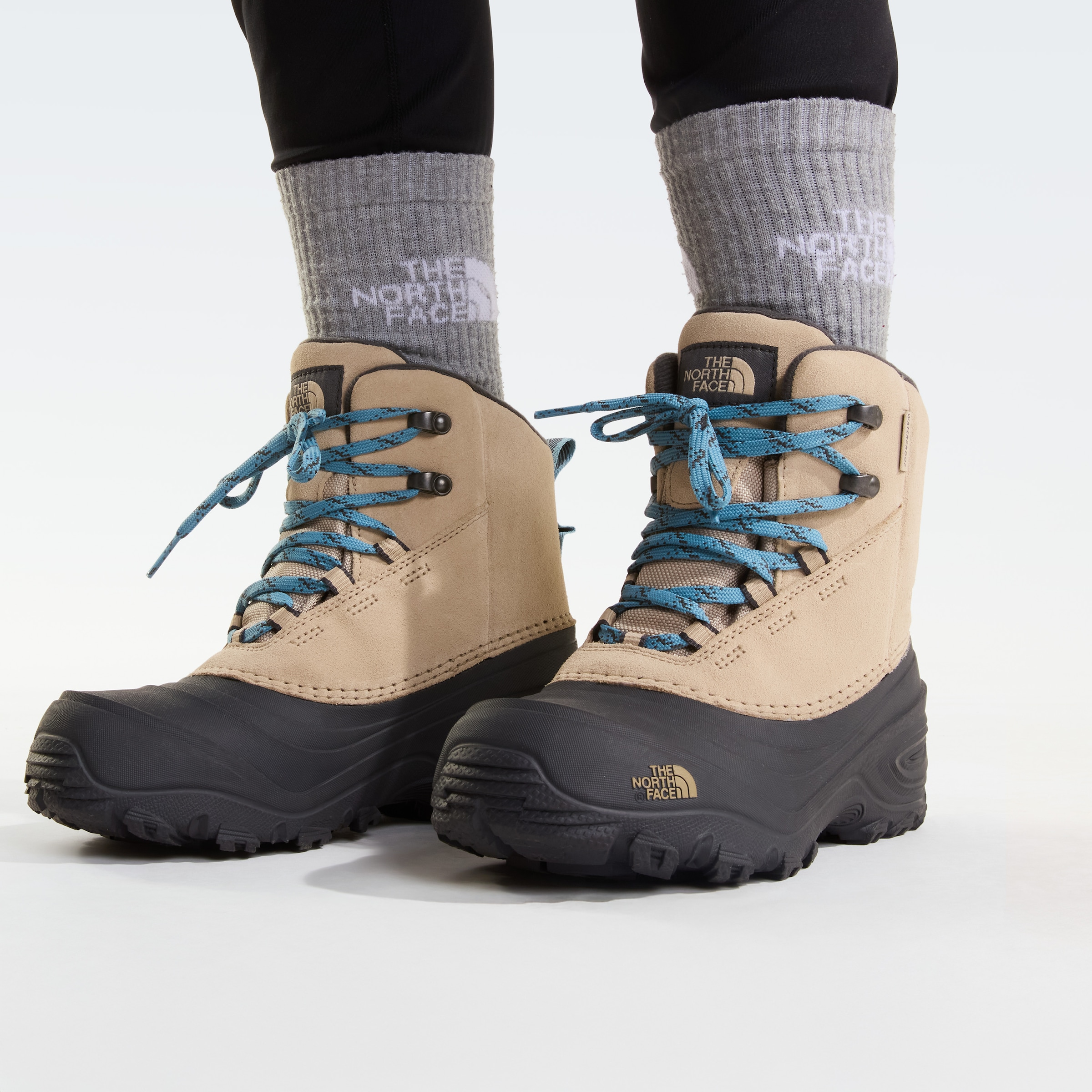 The North Face Winterstiefel »Y CHILKAT V LACE WP«  für Kinder, wasserdicht, mit Gummilaufsohle