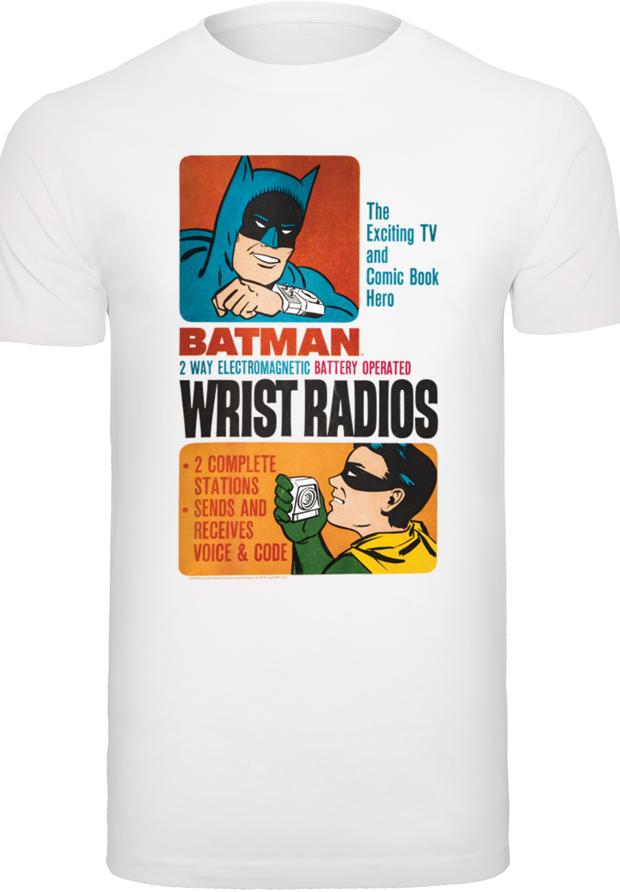 F4NT4STIC T-Shirt »DC Comics Superhelden Batman TV Serie Wrist Radios«, Print