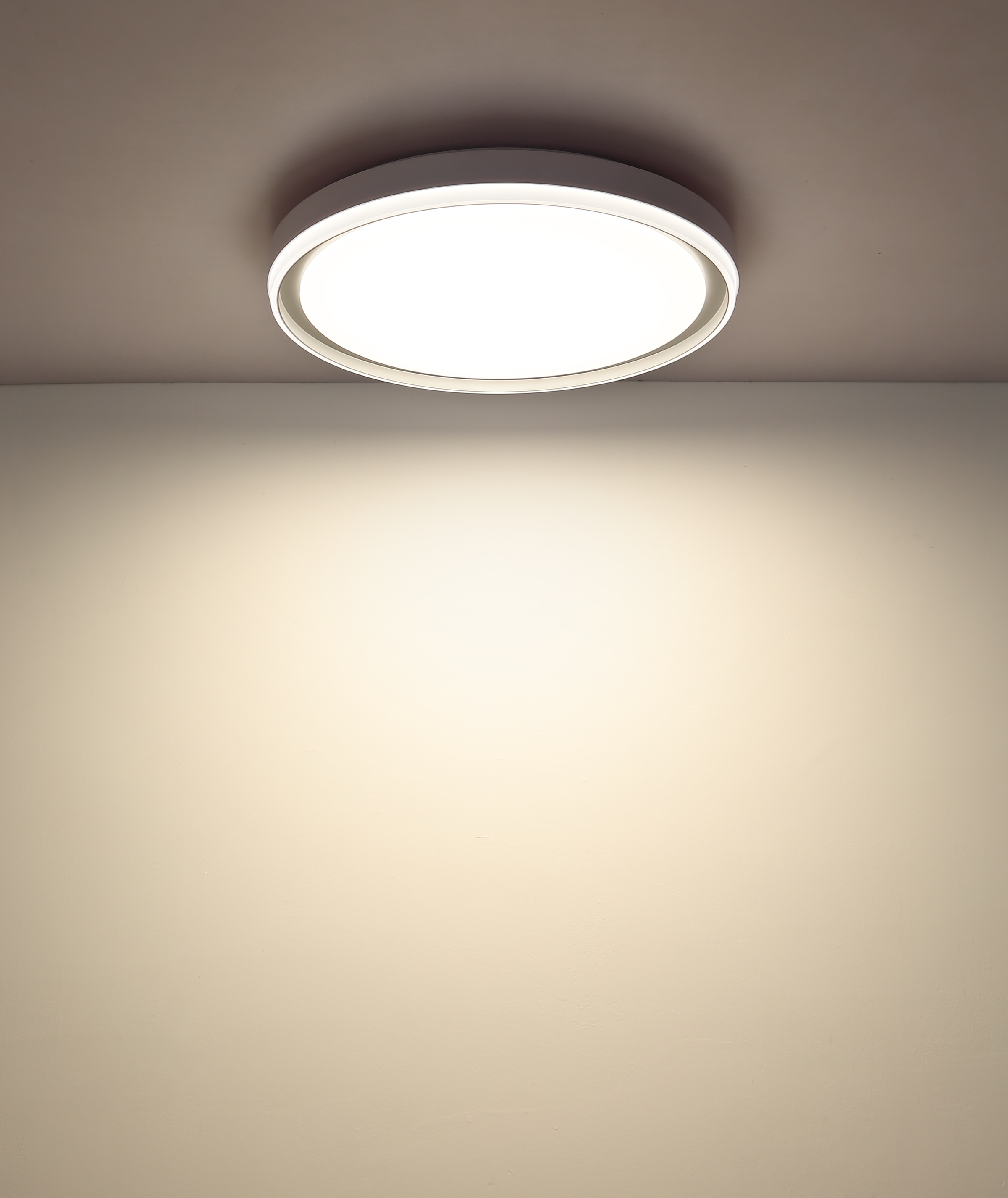GLOBO LIGHTING Deckenleuchte »JANICE« LED-Modul 1 Stk. Dimmbarer weißer LED-Deckenleuchte mit RGB Farbwechsler