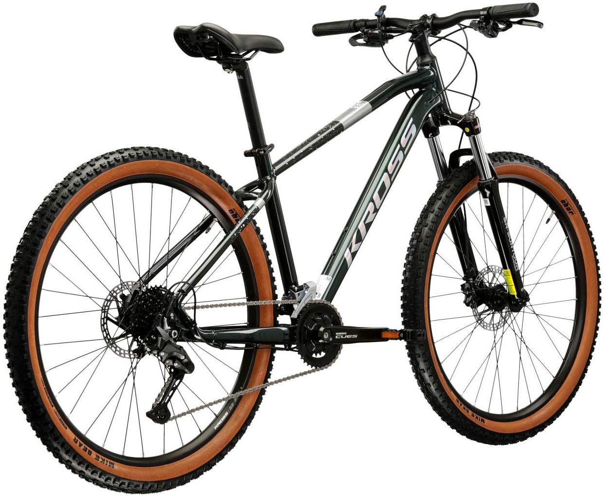 Thumbnail - Kross Mountainbike "KROSS Mountainbike Hardtail 27.5" Hexagon 5.0 ULT.RA grün 18 Gänge" 18 Gang Shimano CUES U3020 Schal...