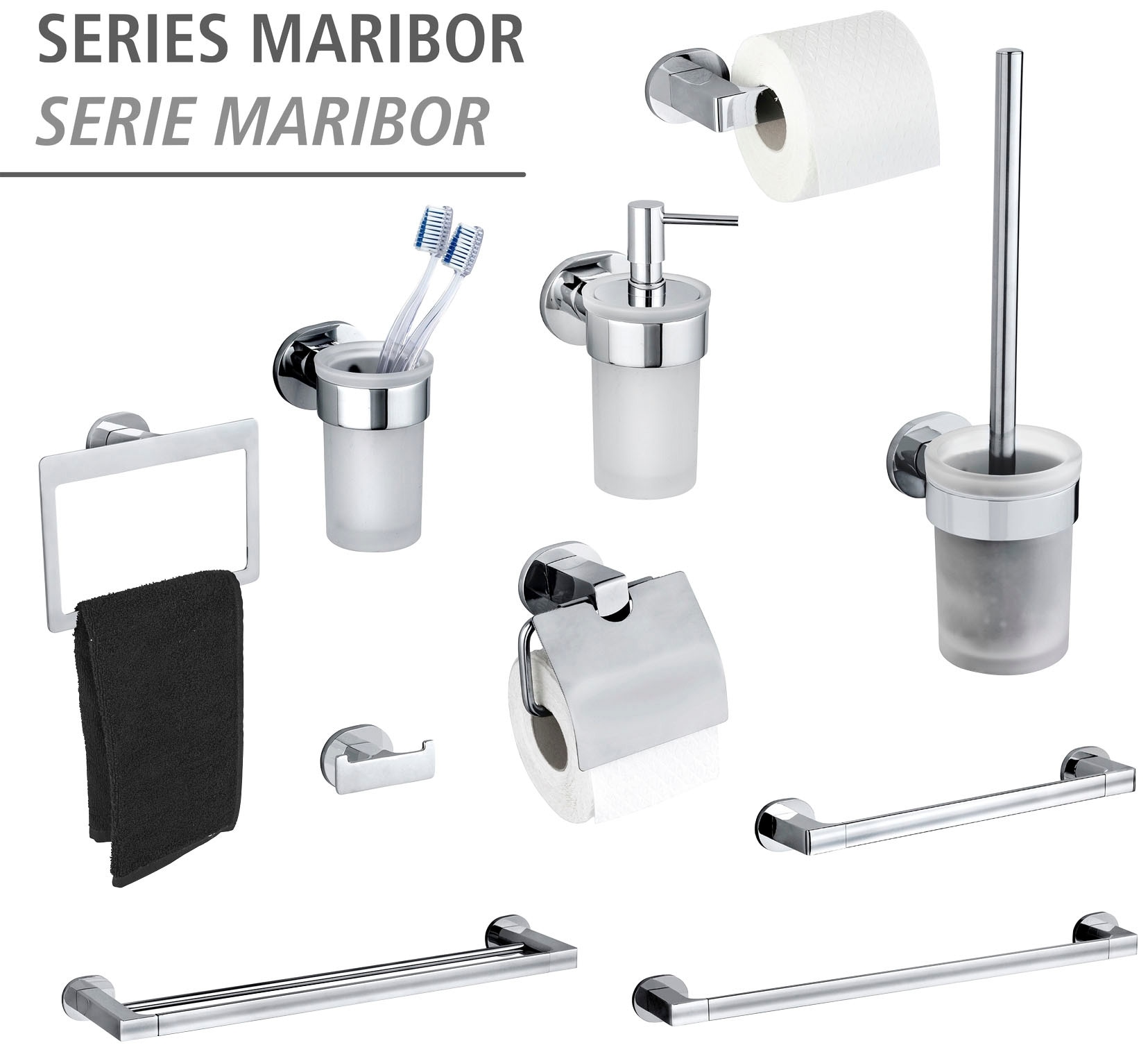 WENKO Zahnputzbecher »UV-Loc® Maribor«, befestigen ohne Bohren mit innovativem Klebesystem