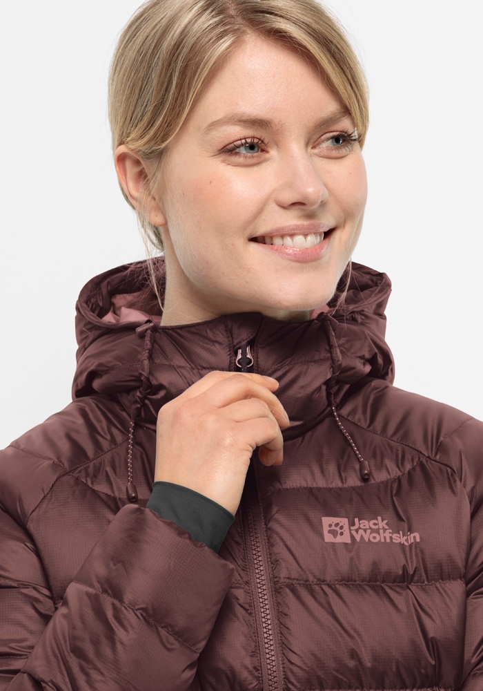 Jack Wolfskin Daunenjacke »NEBELHORN DOWN HOODY W«, mit Kapuze