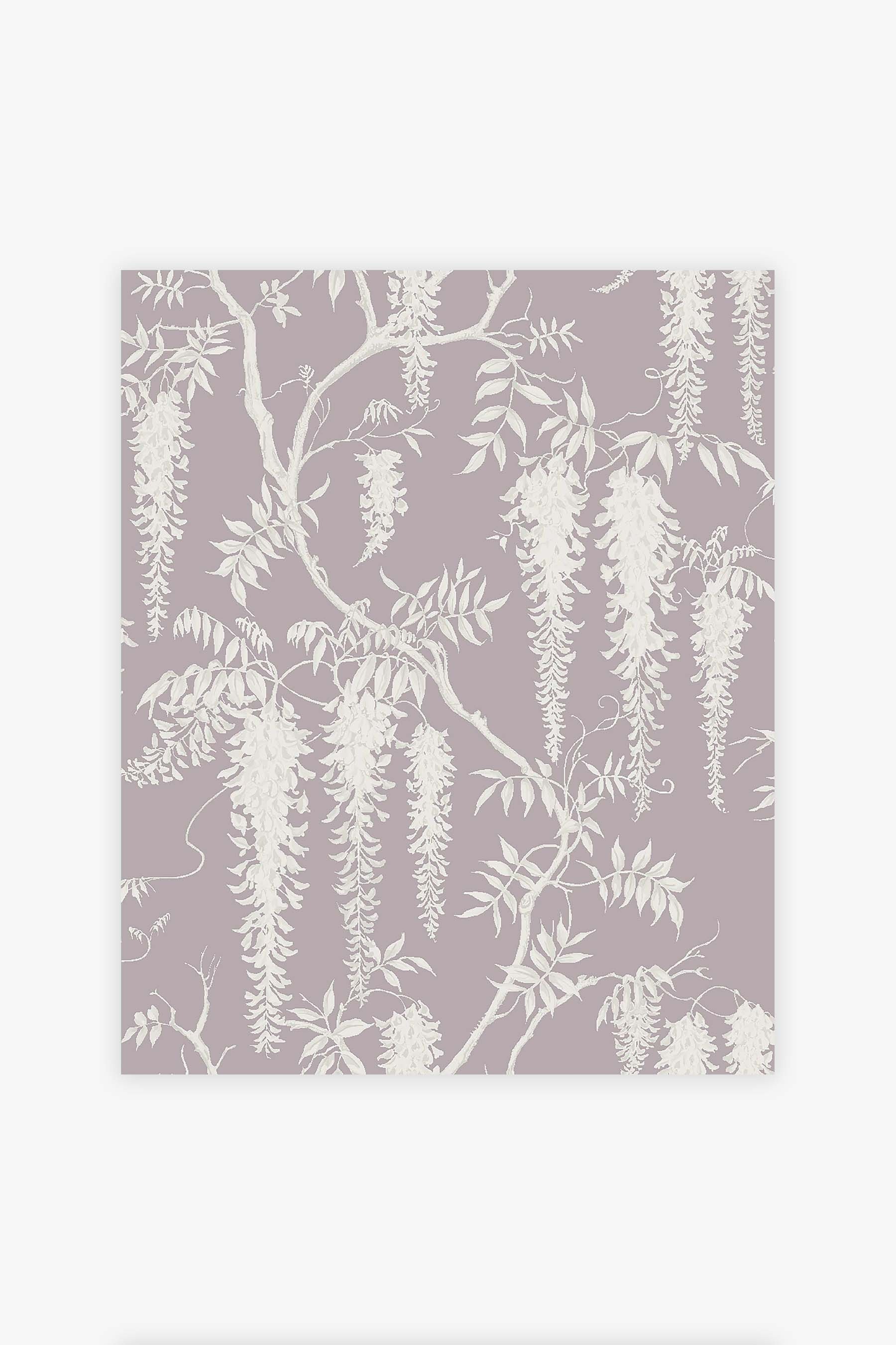 Next Vliestapete »WISTERIA TRAILS Vliestapete 10mx52cm« floral glatt Wisteria Trails Lila 10mx52cm