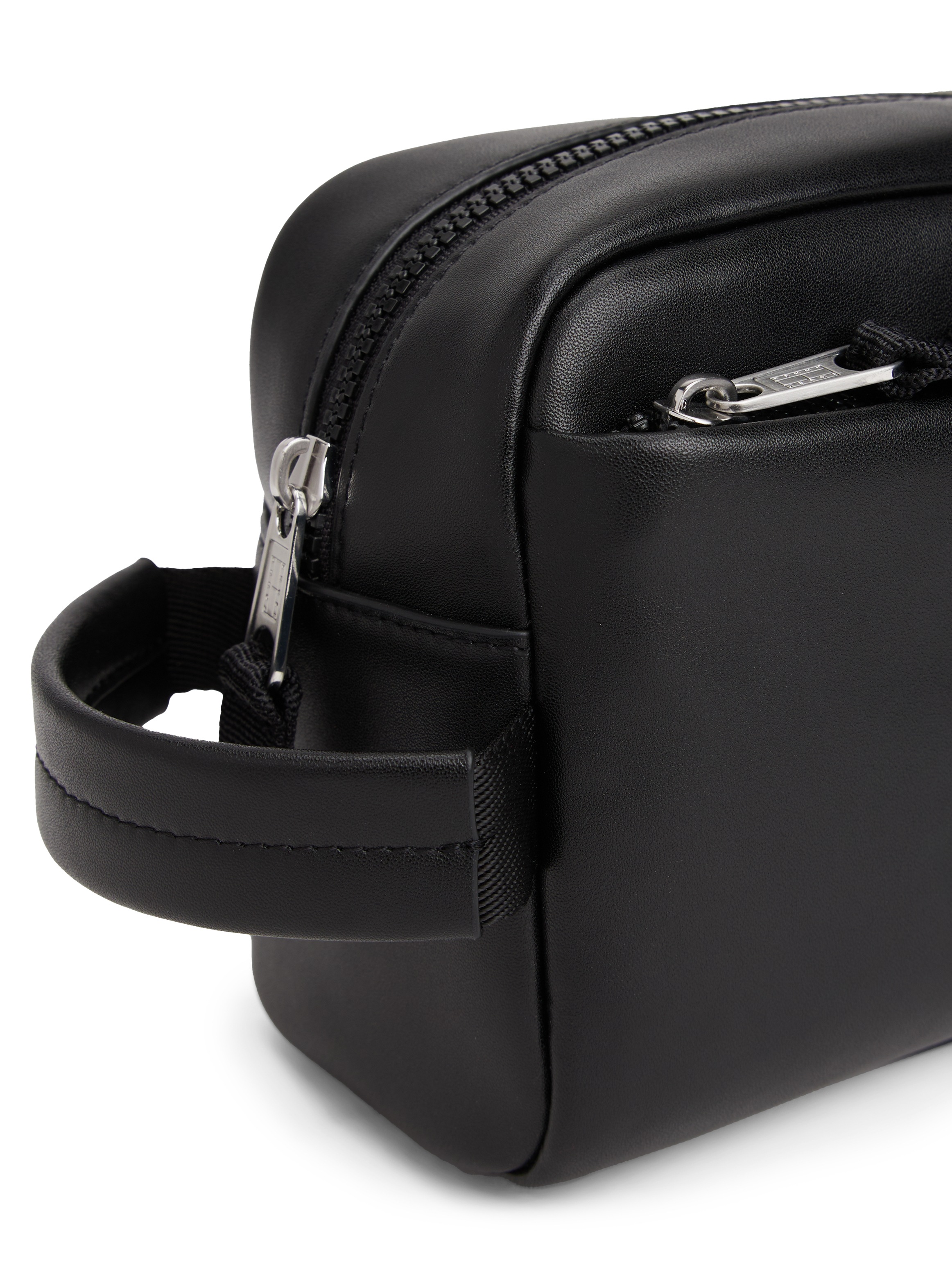 Thumbnail - Tommy Jeans Kulturbeutel "TJM LINEAR LEATHER WASHBAG", Reise, Unisex Minibag mit Logoschriftzug