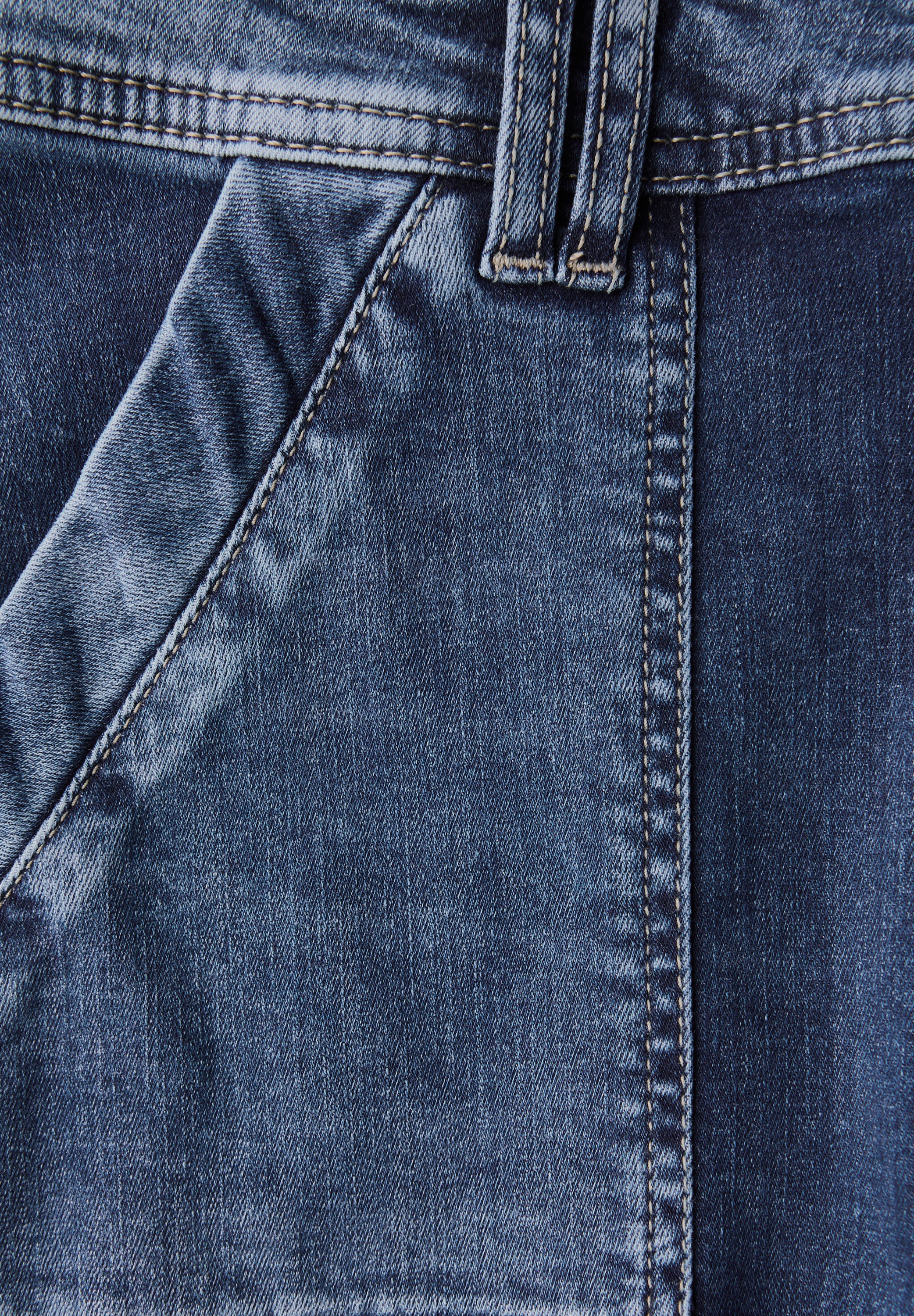 STREET ONE Gerade Jeans, Middle Waist