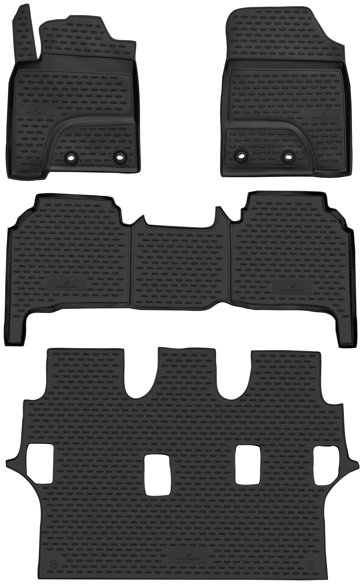 WALSER Passform-Fußmatten »XTR«, (4 St.), für Toyota Land Cruiser (J20) 2012  - Heute auf Raten | BAUR