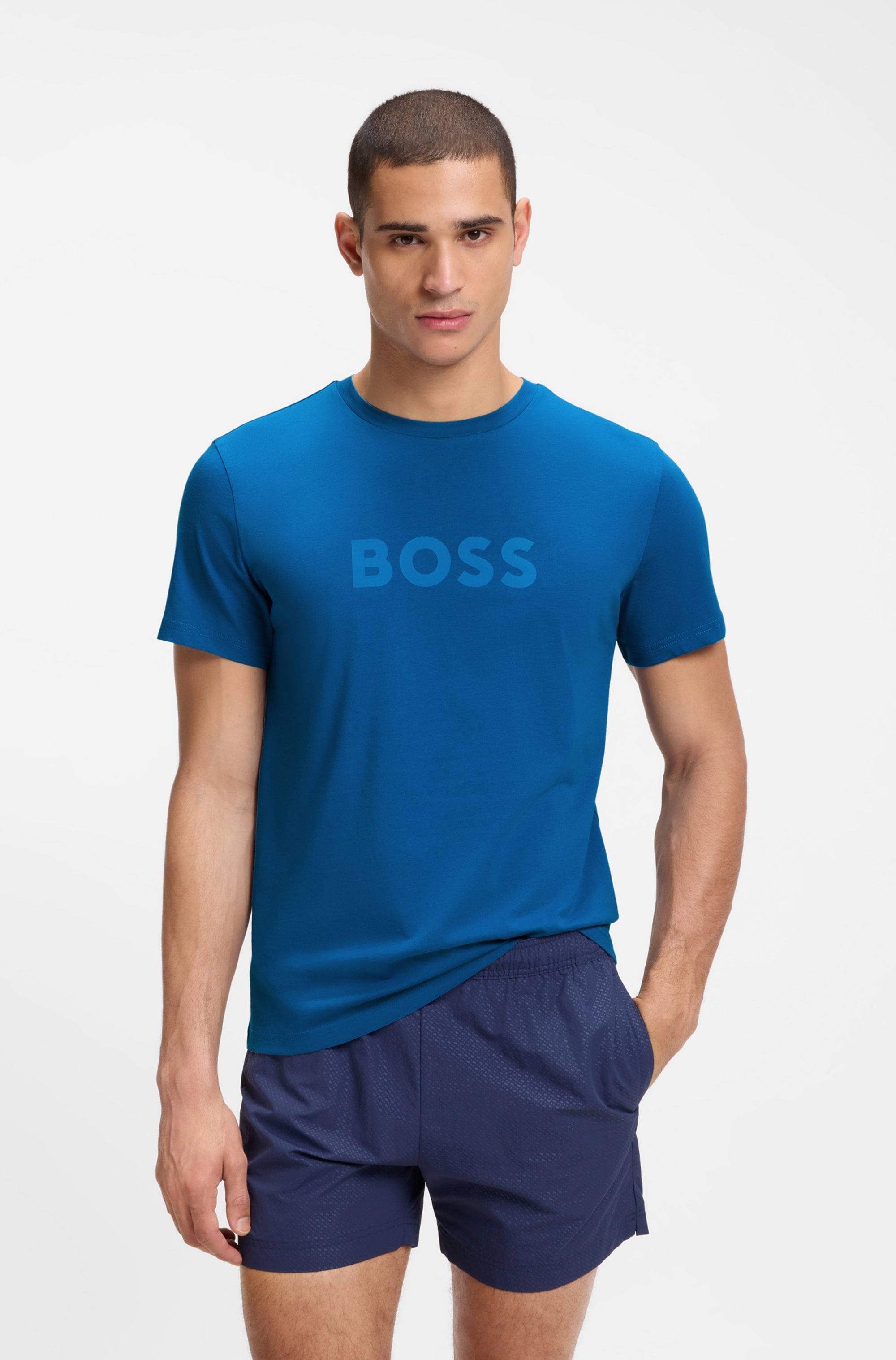 BOSS "T-Shirt RN" mit UV Schutz (SPF 50+), Swimwear