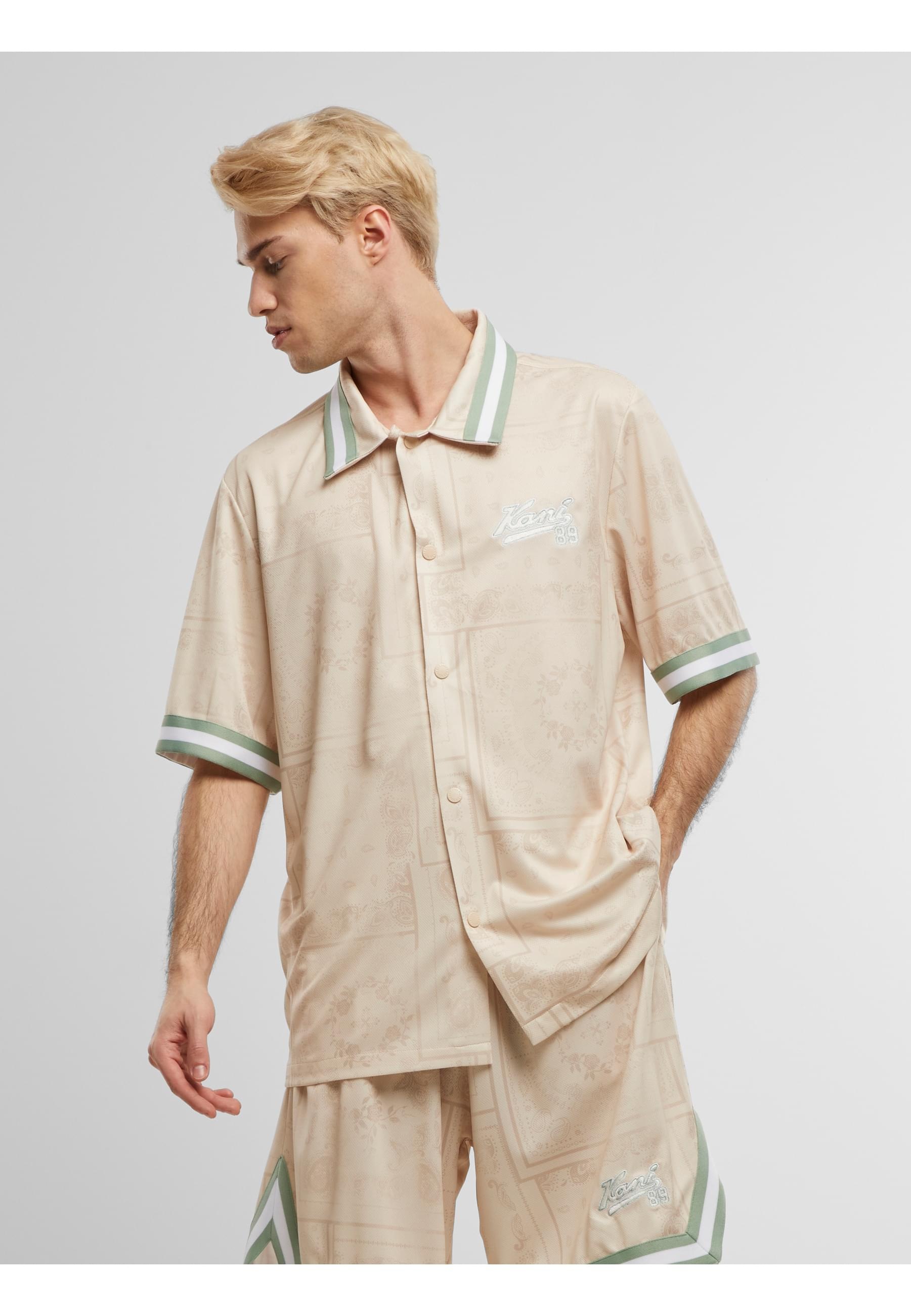 Karl Kani Langarmhemd »Karl Kani Varsity Paisley Mesh Shirt«, (1 tlg.)