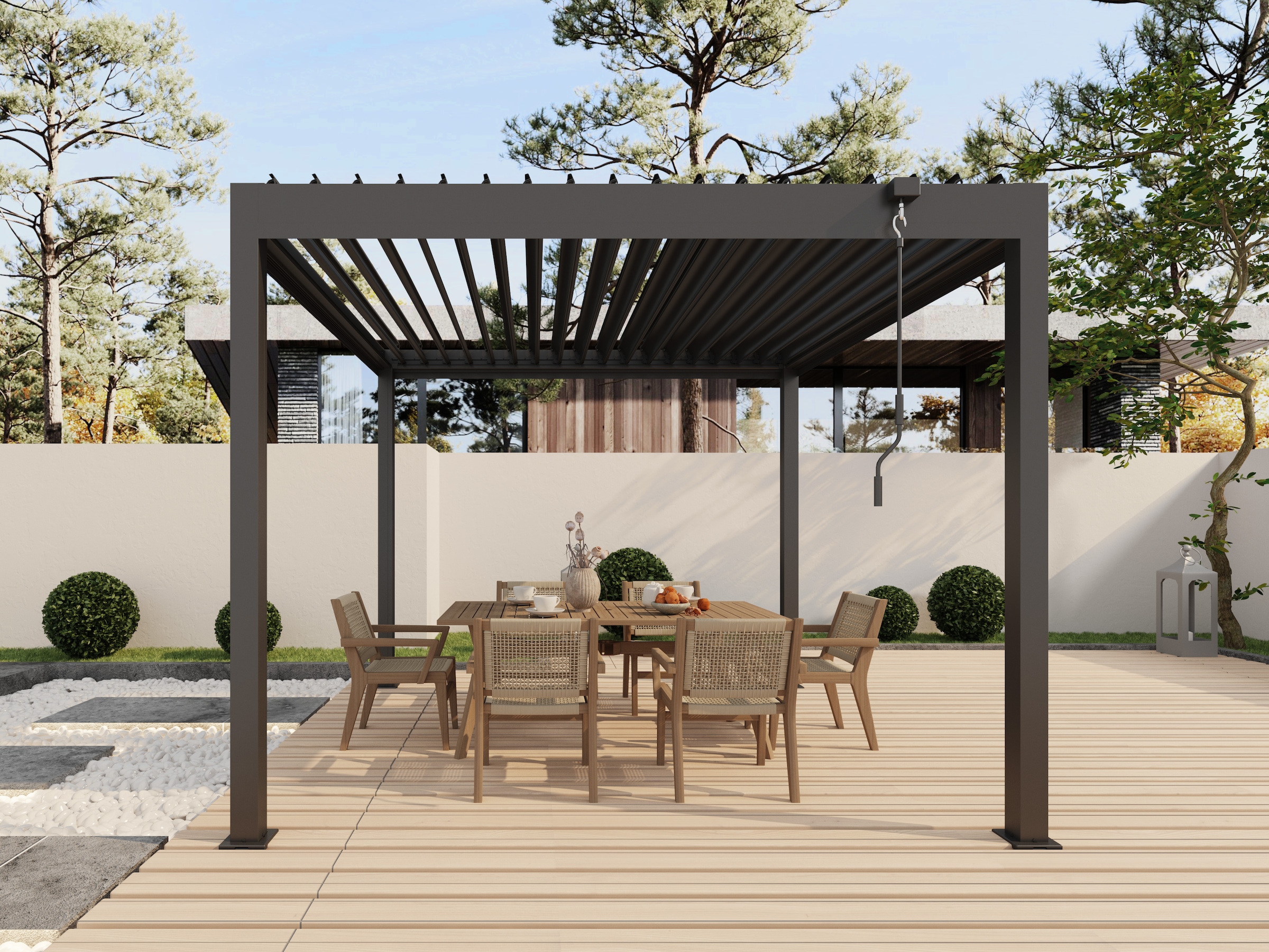 KONIFERA Pavillon "Premium Pergola" verschiedene Größen, ohne Seitenteile günstig online kaufen