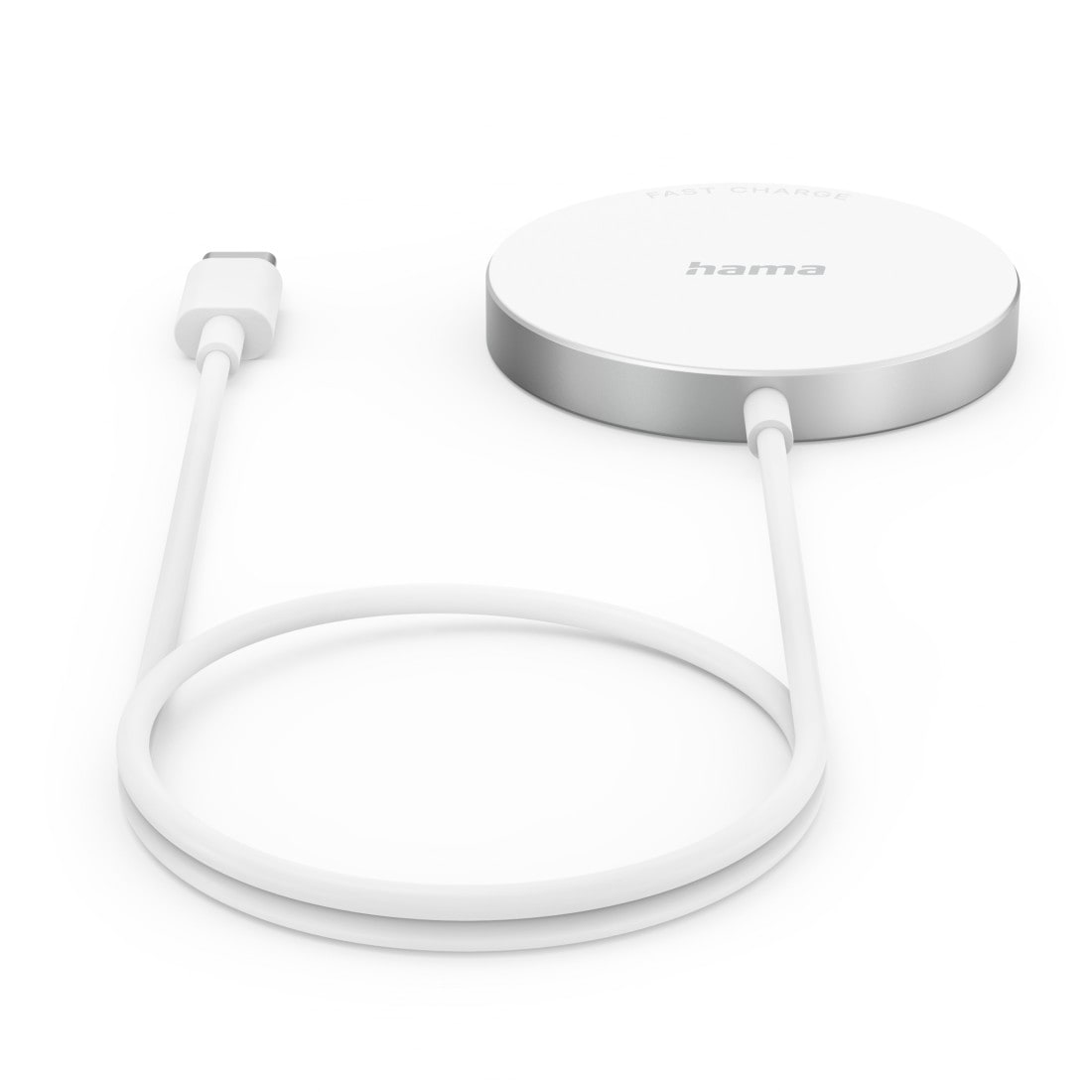 Hama Schnelllade-Gerät »Wireless Charger "MagCharge", 15 W, kabellos«, Schnellladegerät, magnetischer Induktionslader, ab Apple iPhone 12