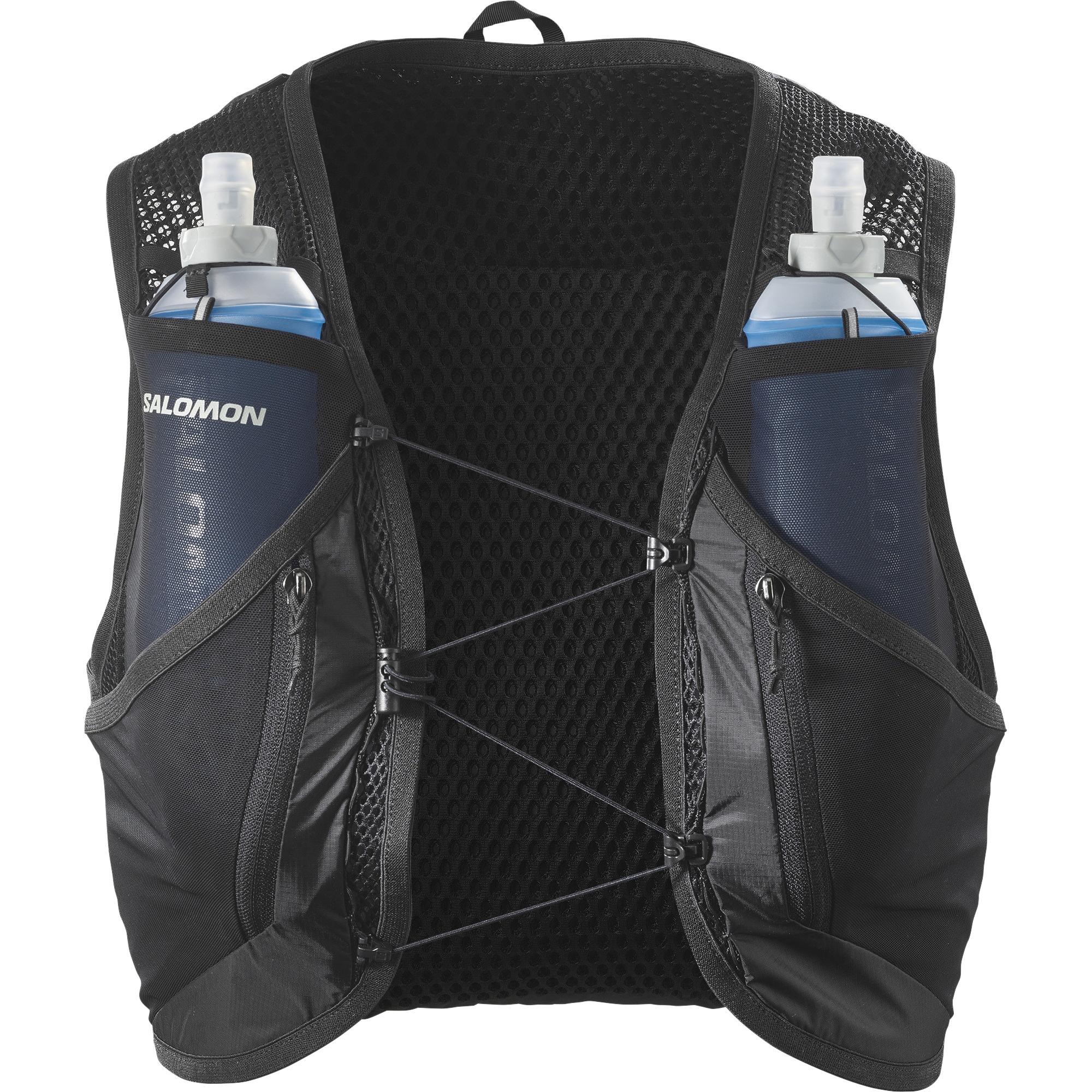 SALOMON Trinkrucksack "ACTIVE SKIN 12", S, schwarz, Rucksäcke, Rucksack / Laufweste mit Flasks Unisex