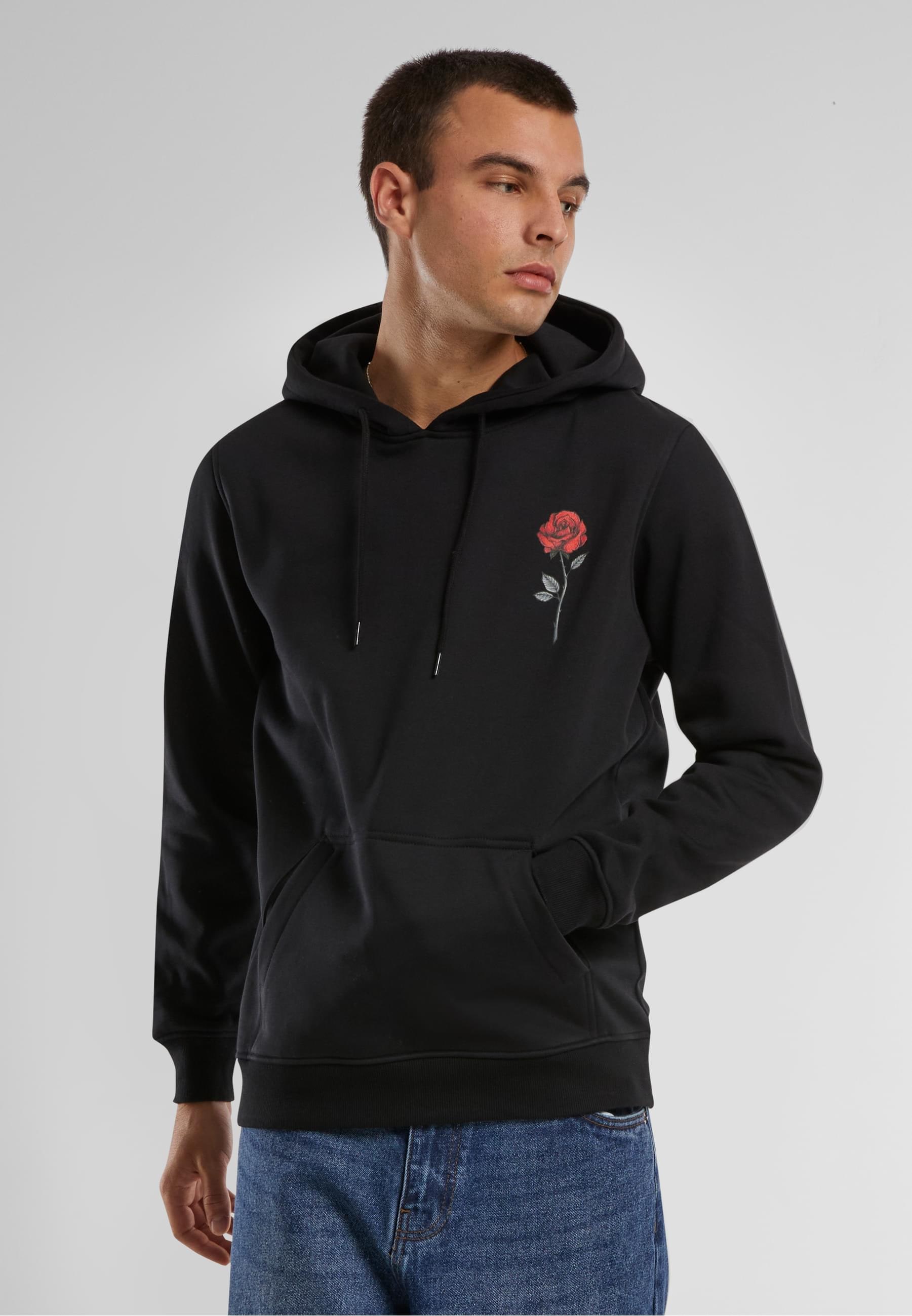 MisterTee Kapuzensweatshirt »MisterTee Herren Wild Rose Hoody«