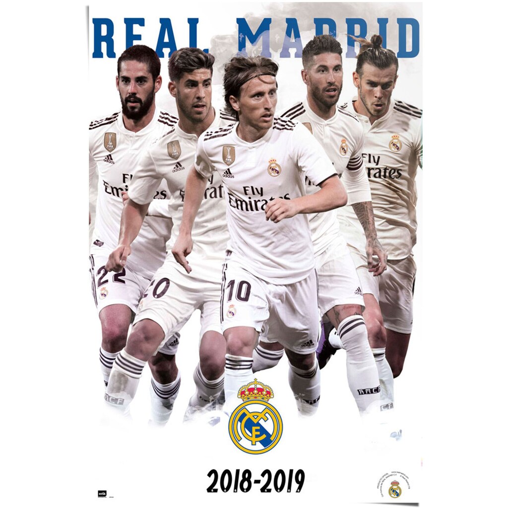 Reinders! Poster »Real Madrid Teamstars 2018/19«, (1 St.)