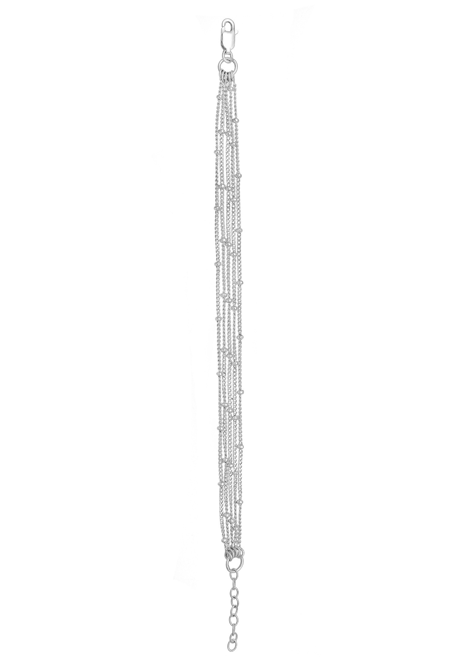 Elli Armkette »Armband Basic Kugelkette Layer Look Trend 925er Silber«
