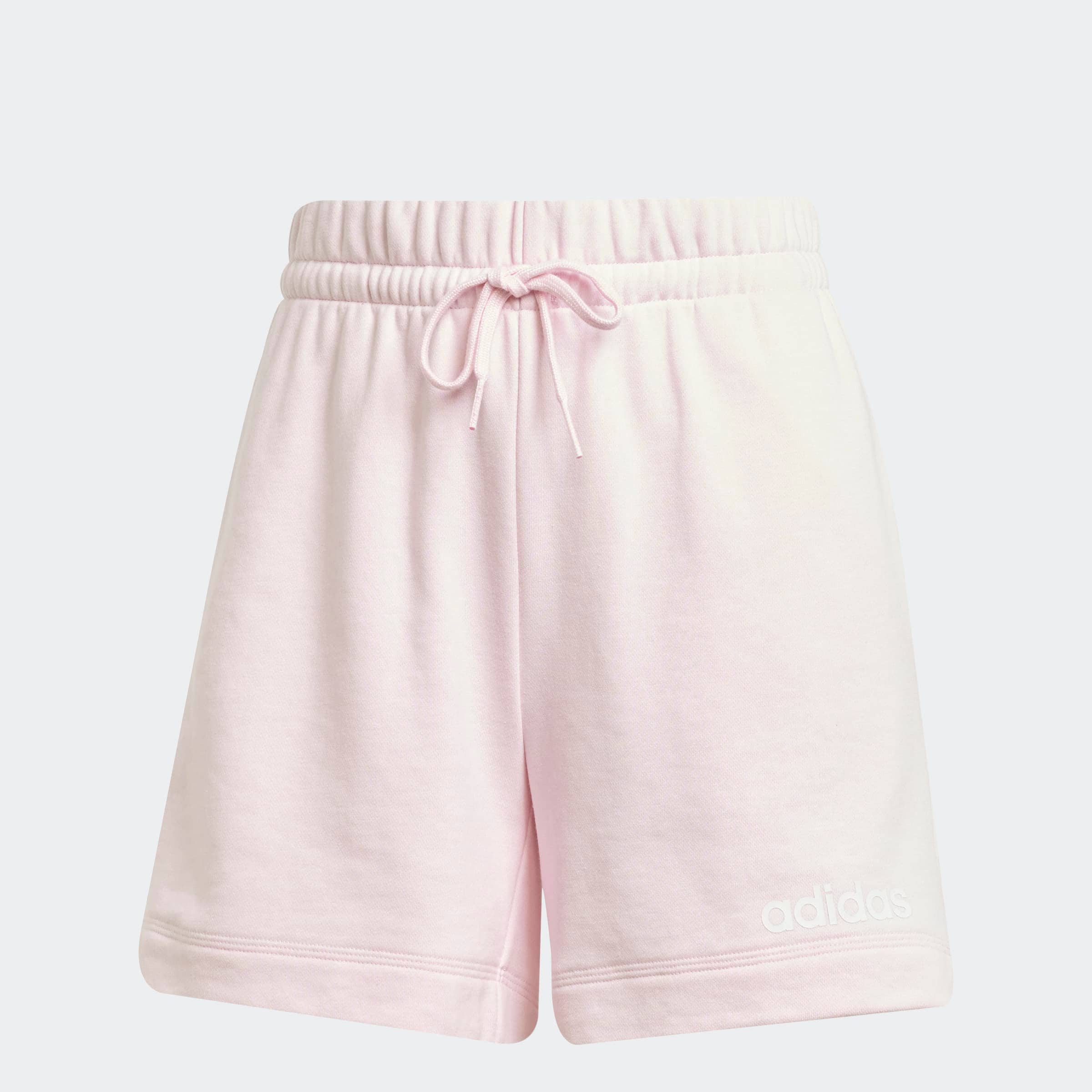 adidas Sportswear Shorts »W LIN FT SHO«, (1 tlg.), Mitelhoher Bund mit Kordelzug, aus weichem French Terry