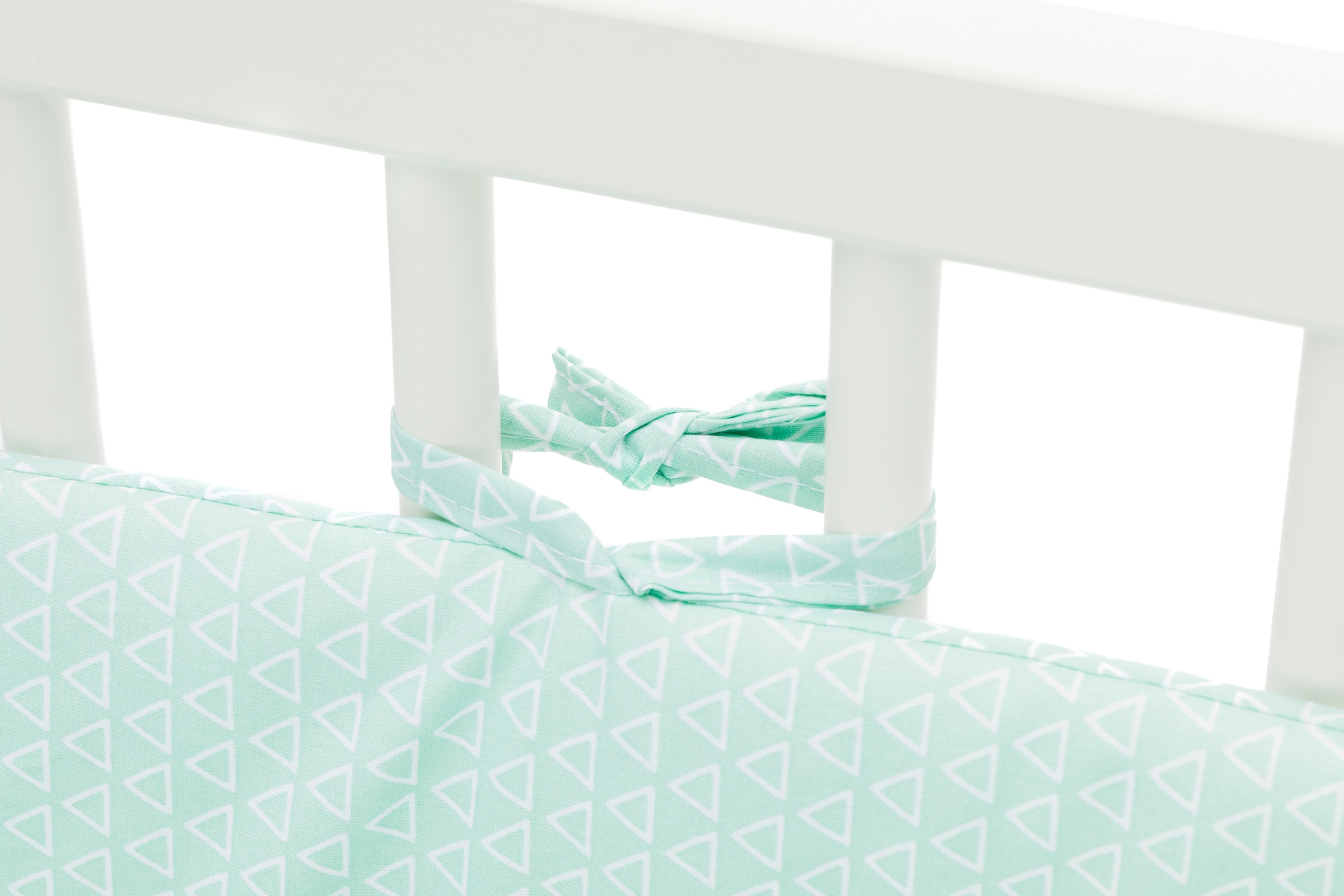 Fillikid Bettnestchen »Cocon Luxe, Mint Triangle«, Made in Europe