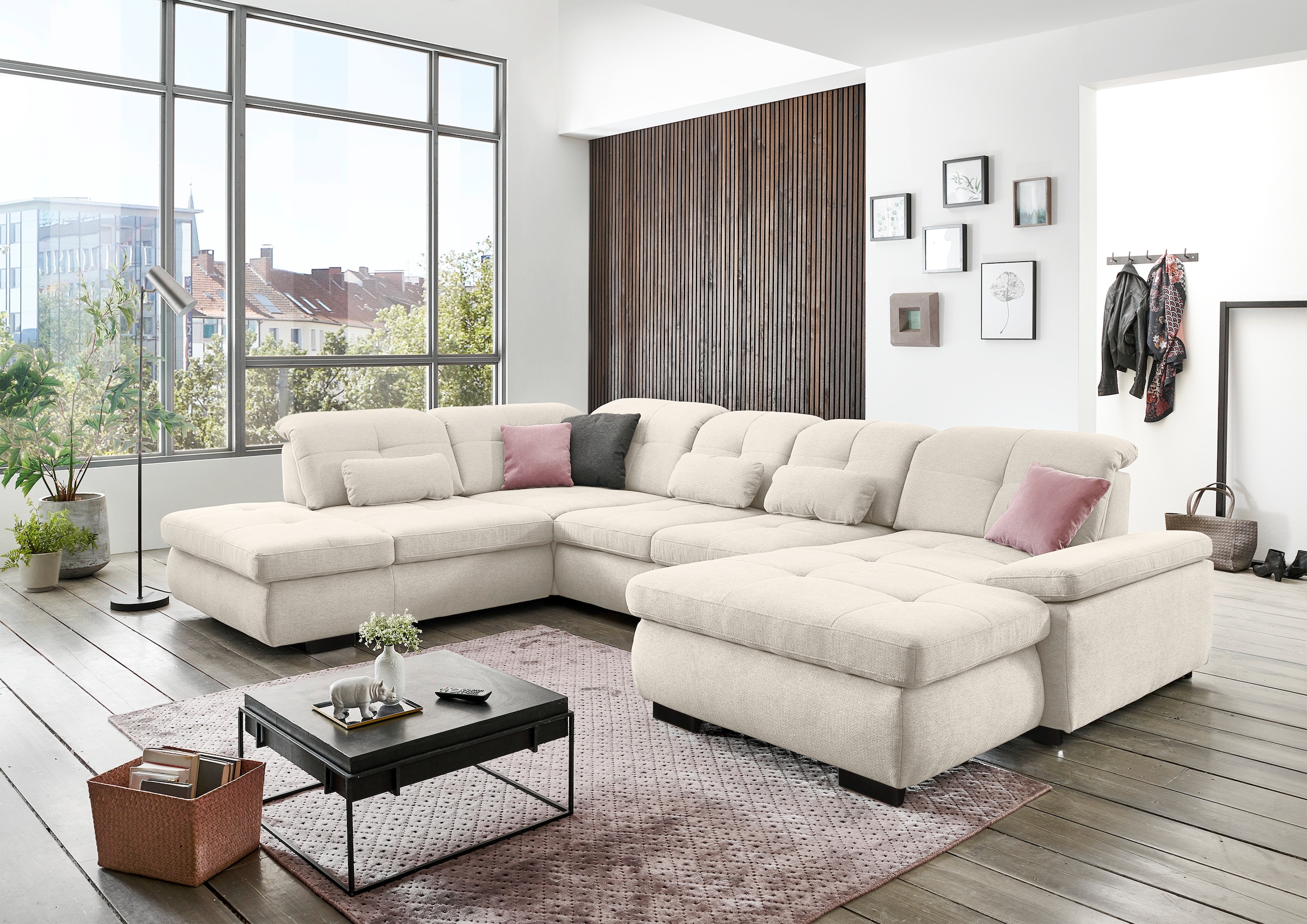 Die PlanBar Ecksofa "MP-IN16012 L-Form, mit Kaltschaum-Polsterung", inkl. S günstig online kaufen