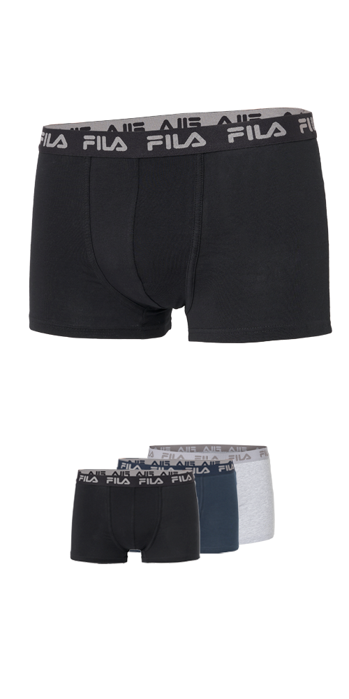 Fila Boxershorts "MAN BOXER SHORTS", (3er Pack), mit elastischem Logobund günstig online kaufen