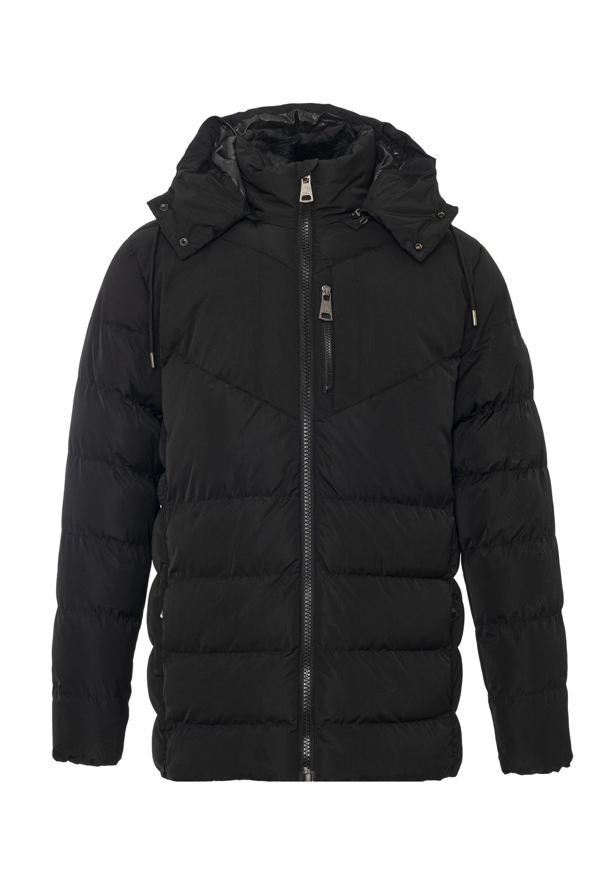 Cipo & Baxx Winterjacke "CM198" mit Kapuze mit Reißverschlusstaschen günstig online kaufen