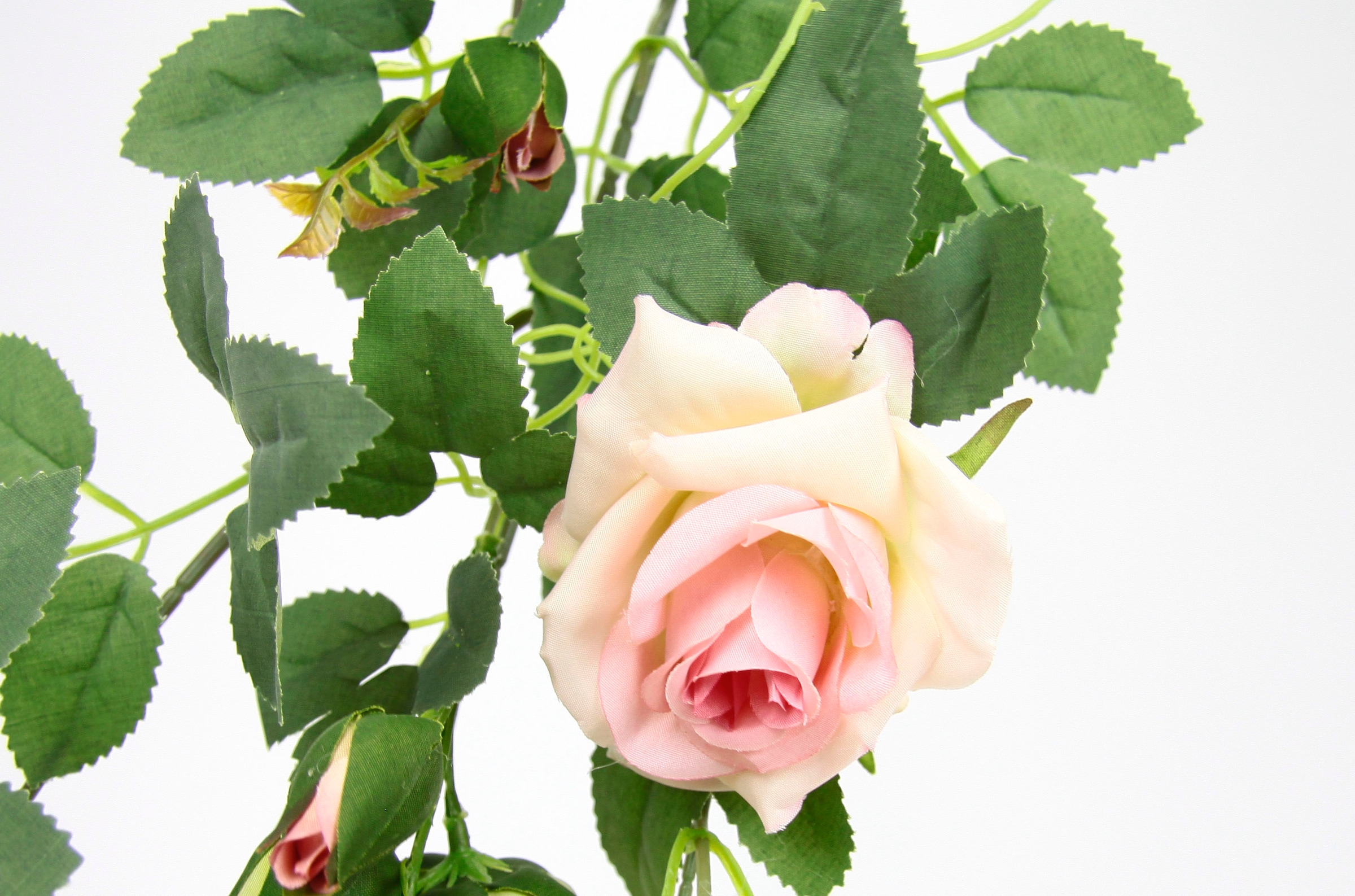 I.GE.A. Kunstblume »Rosenranke«, Künstlich Rosengirlande Kunstblumen  hängend Hochzeit Weihnachten kaufen | BAUR