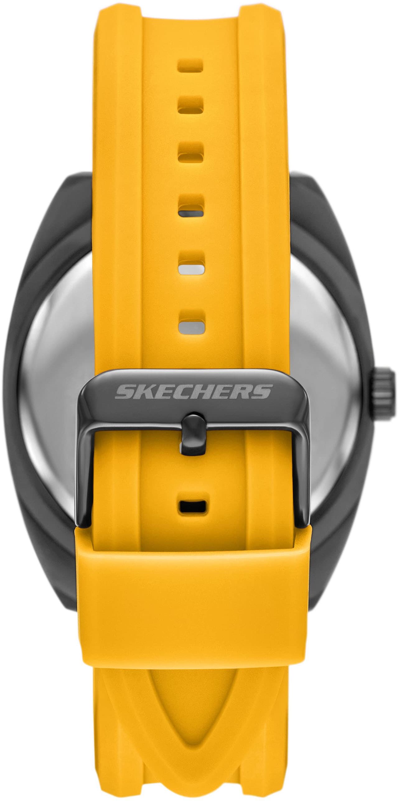 Skechers Quarzuhr »HANOVER«, Armbanduhr, Herrenuhr, Silikonarmband, analog, Tag