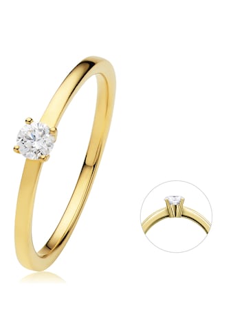 ONE ELEMENT Diamantring »0.15 ct Diamant Brillant ...