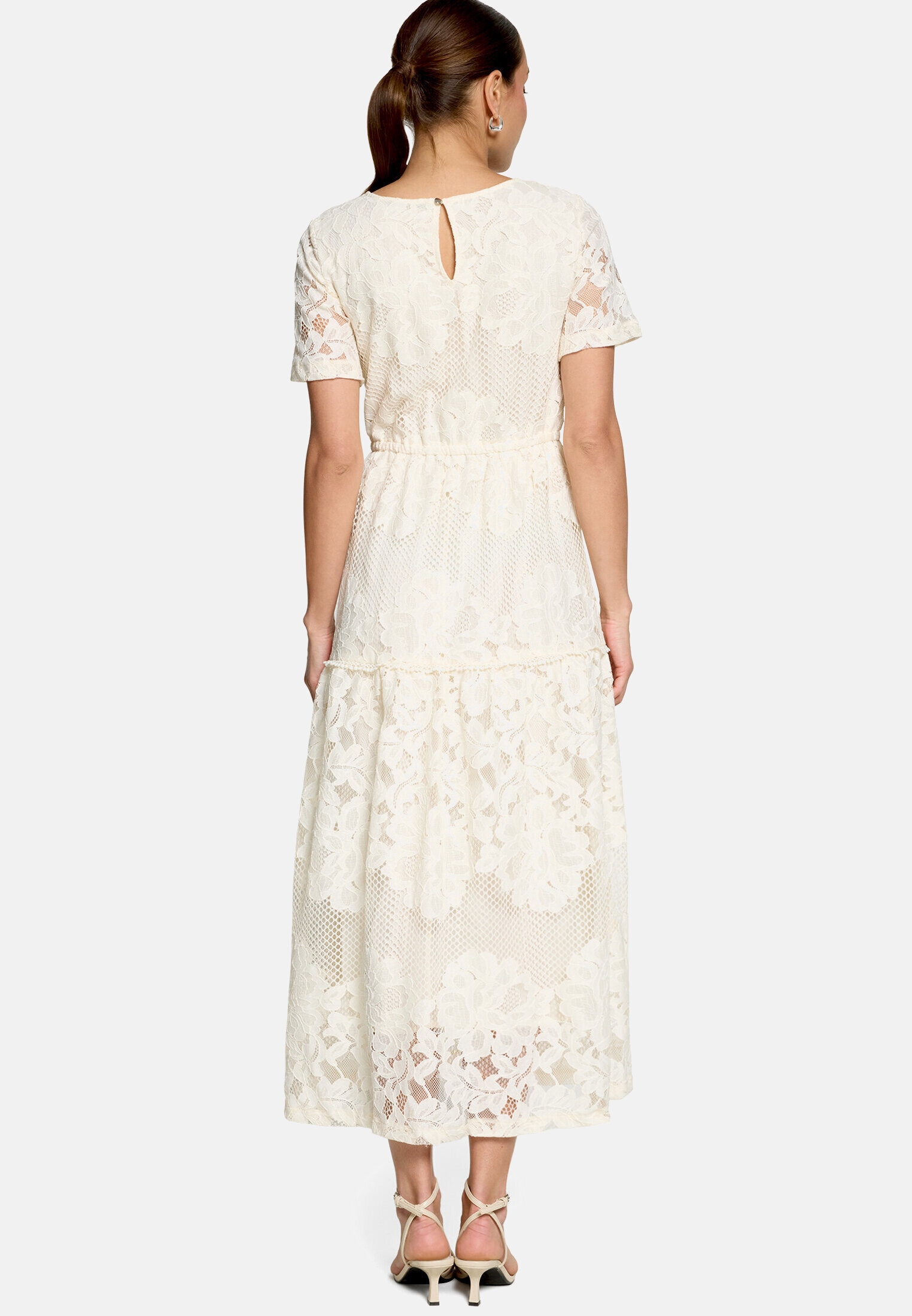 Zero Maxikleid »Damen kurzarm« Spitze