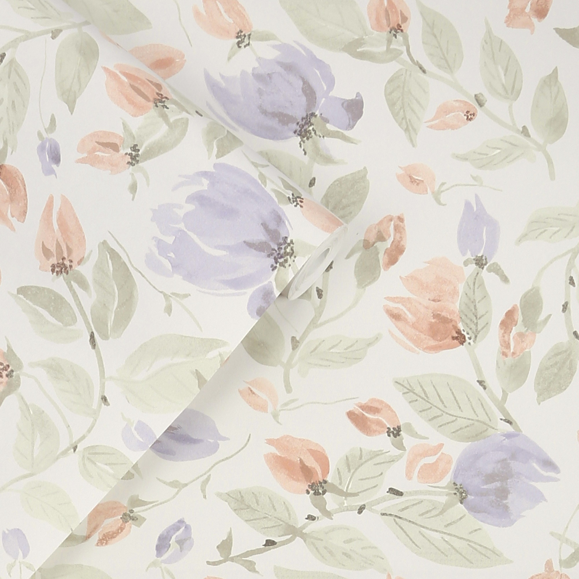 LAURA ASHLEY Vliestapete »Orisia Peony«, neutral, 10mx52cm (ca. 5m2)