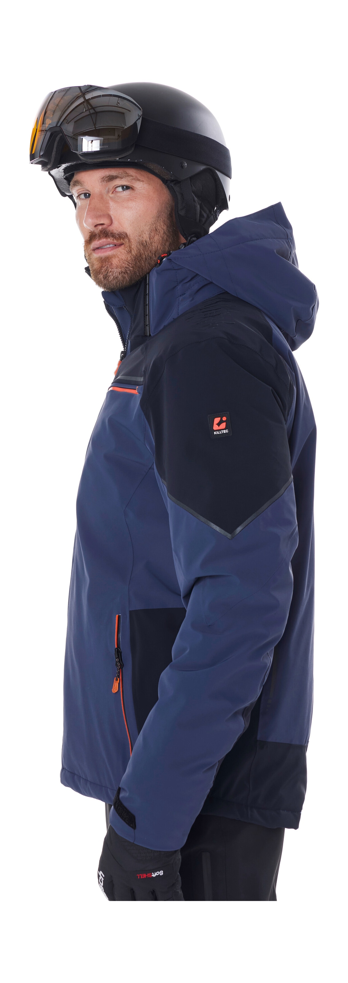 Killtec Skijacke »KSW 51 MN SKI JCKT« Herren Funktionsjacke: wasserdicht, atmungsaktiv, 4-Wege-Stretch