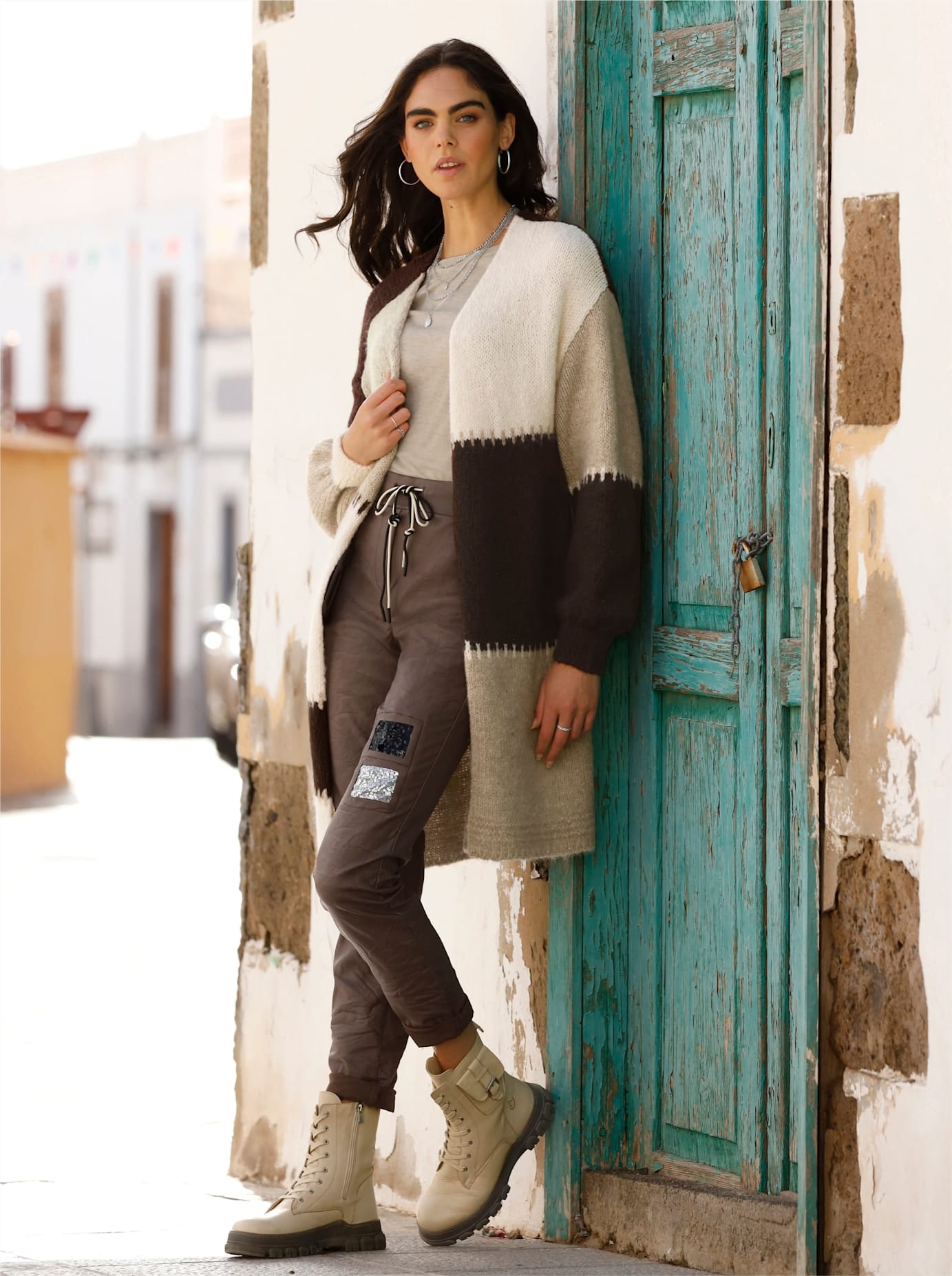 heine Longstrickjacke