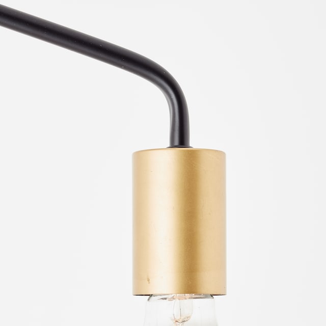 Brilliant Stehlampe »Kiel«, 1 flammig-flammig, 149 x 30 x 22 cm, E27, matt  schwarz/messingfarben | BAUR