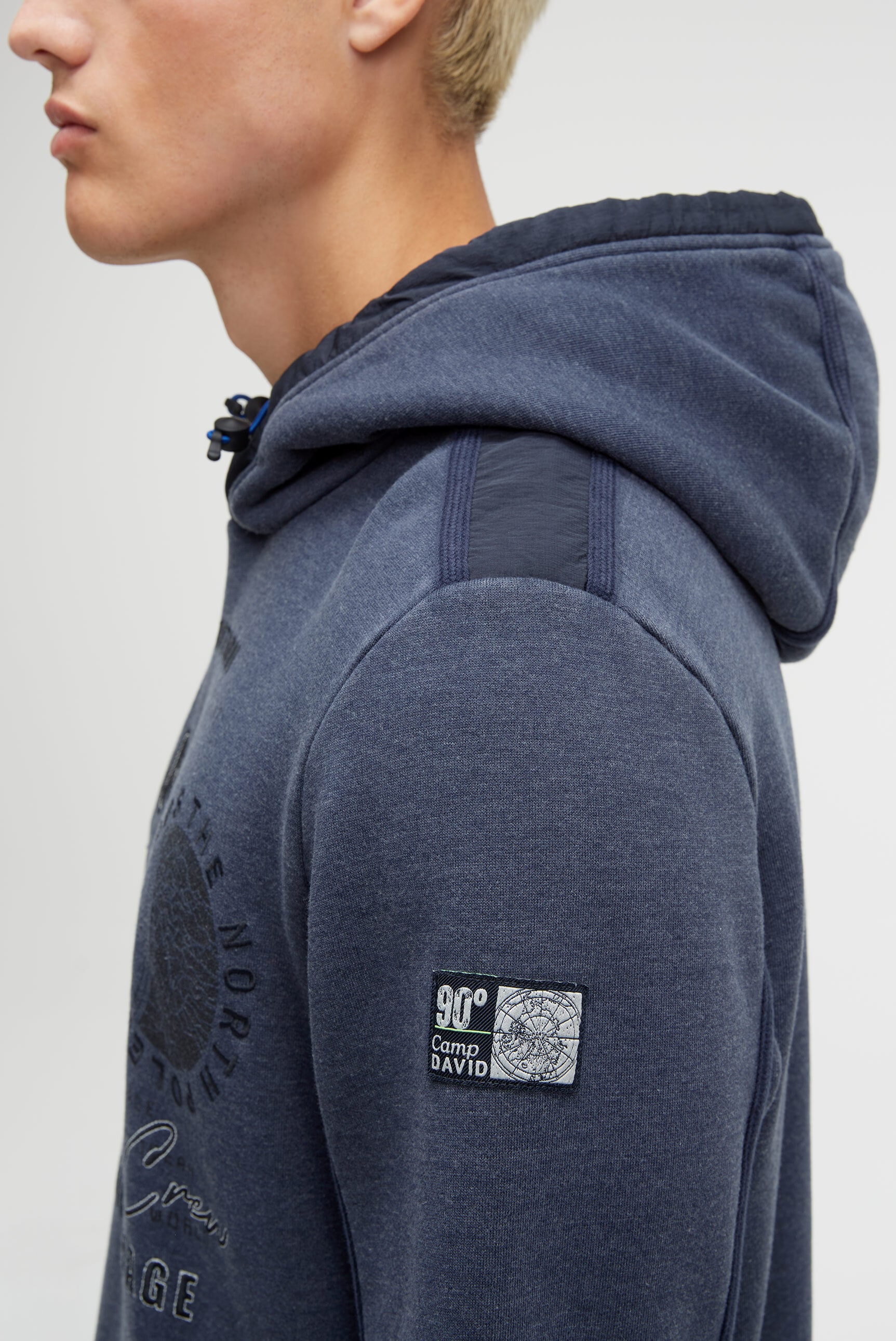 CAMP DAVID Kapuzensweatshirt, mit Reißverschluss-Taschen