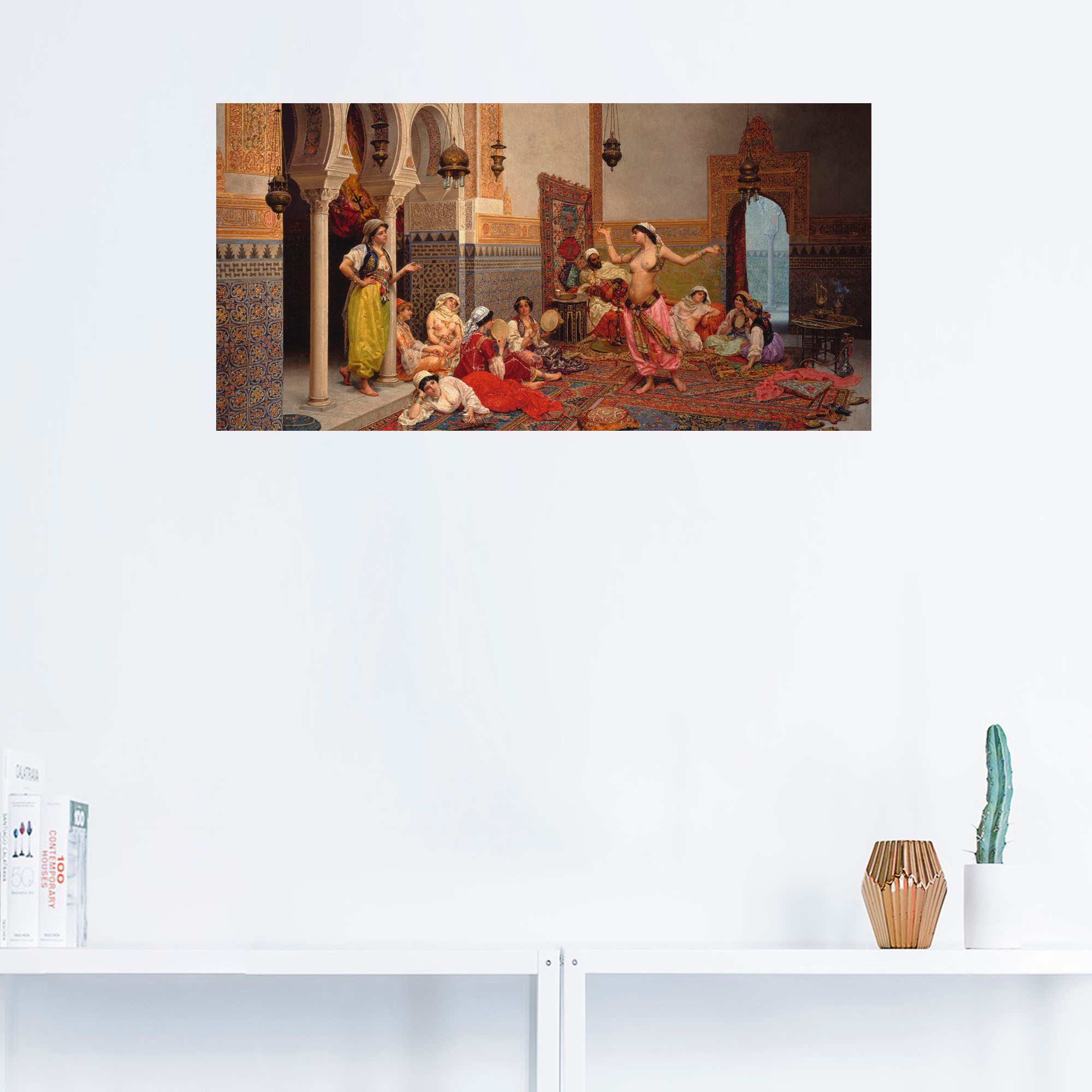 Artland Wandbild »Tanz im Harem.«, Gruppen & Familien, (1 St.), als Leinwandbild, Wandaufkleber in verschied. Größen