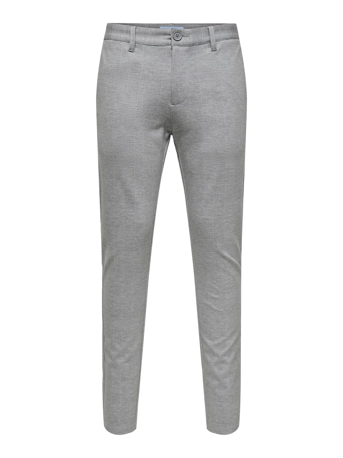 Chinohose »ONSMARK SLIM CHECK PANTS 9887 NOOS«