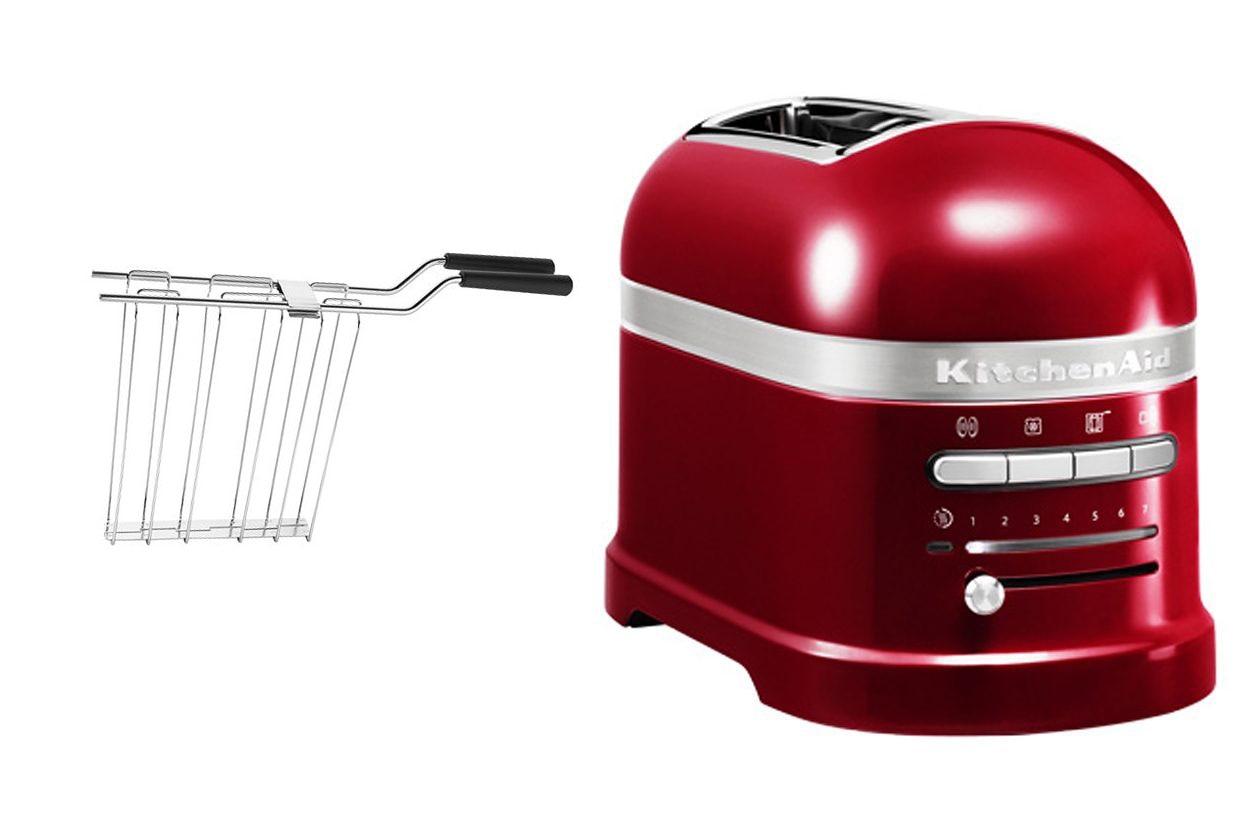 KitchenAid Toaster "Artisan 5KMT2204ECA LIEBESAPFEL-ROT", 2 kurze Schlitze, für 2 Scheiben, 1250 W, mit Sandwichzange