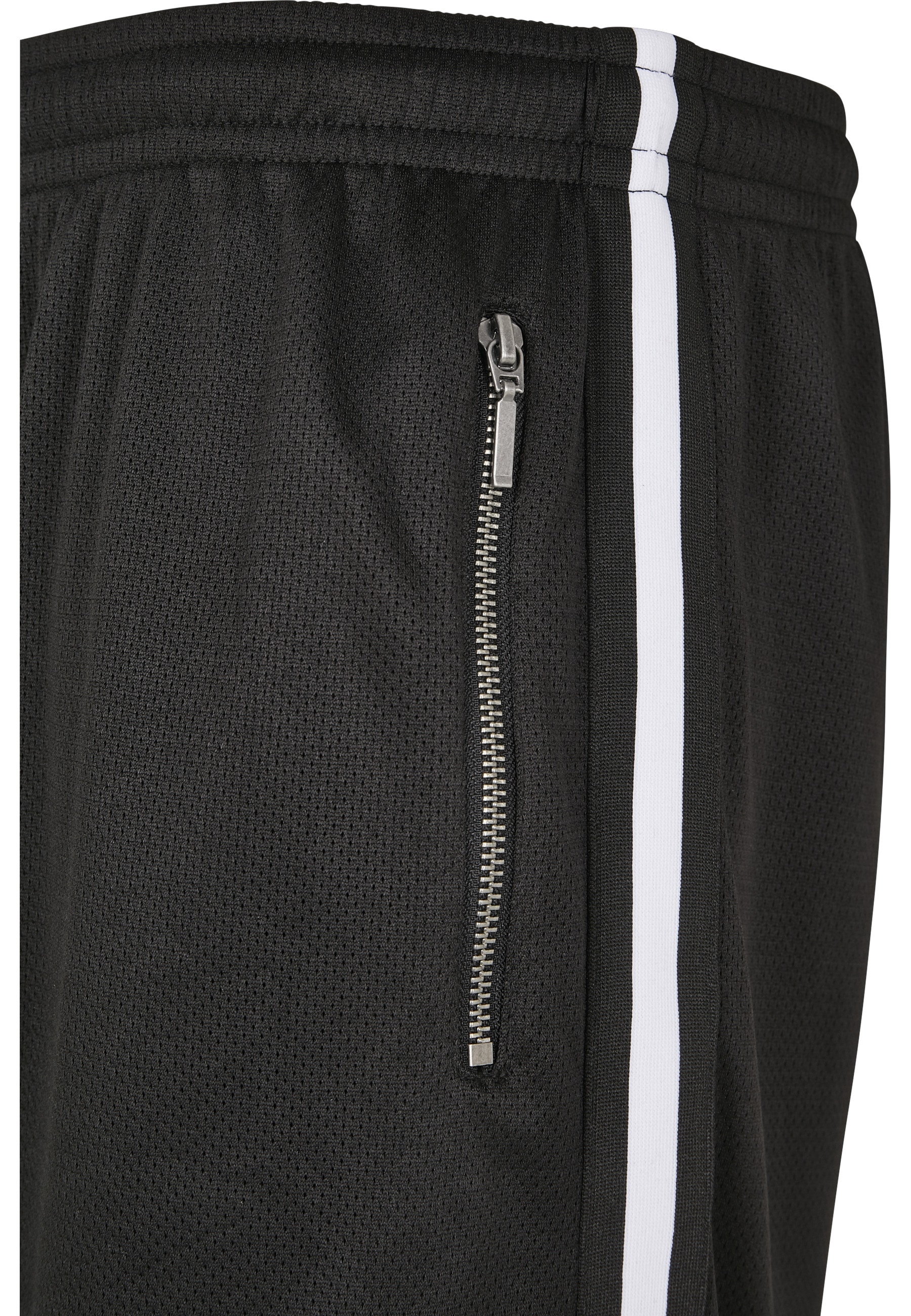 URBAN CLASSICS Shorts »Urban Classics Herren Premium Stripes Mesh Shorts«