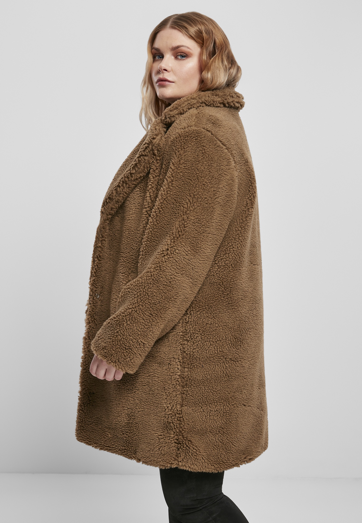 URBAN CLASSICS Parka für BAUR | (1 Coat«, Ladies Sherpa ohne bestellen St.), »Damen Oversized Kapuze