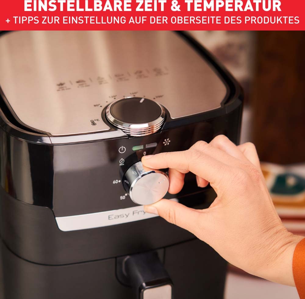 Tefal Heißluftfritteuse »EY5018 Easy Fry & Grill Classic«, 1400 W, einstellbare Temperatur, 4,2 Liter Fassungsvermögen, 60-Minuten-Timer