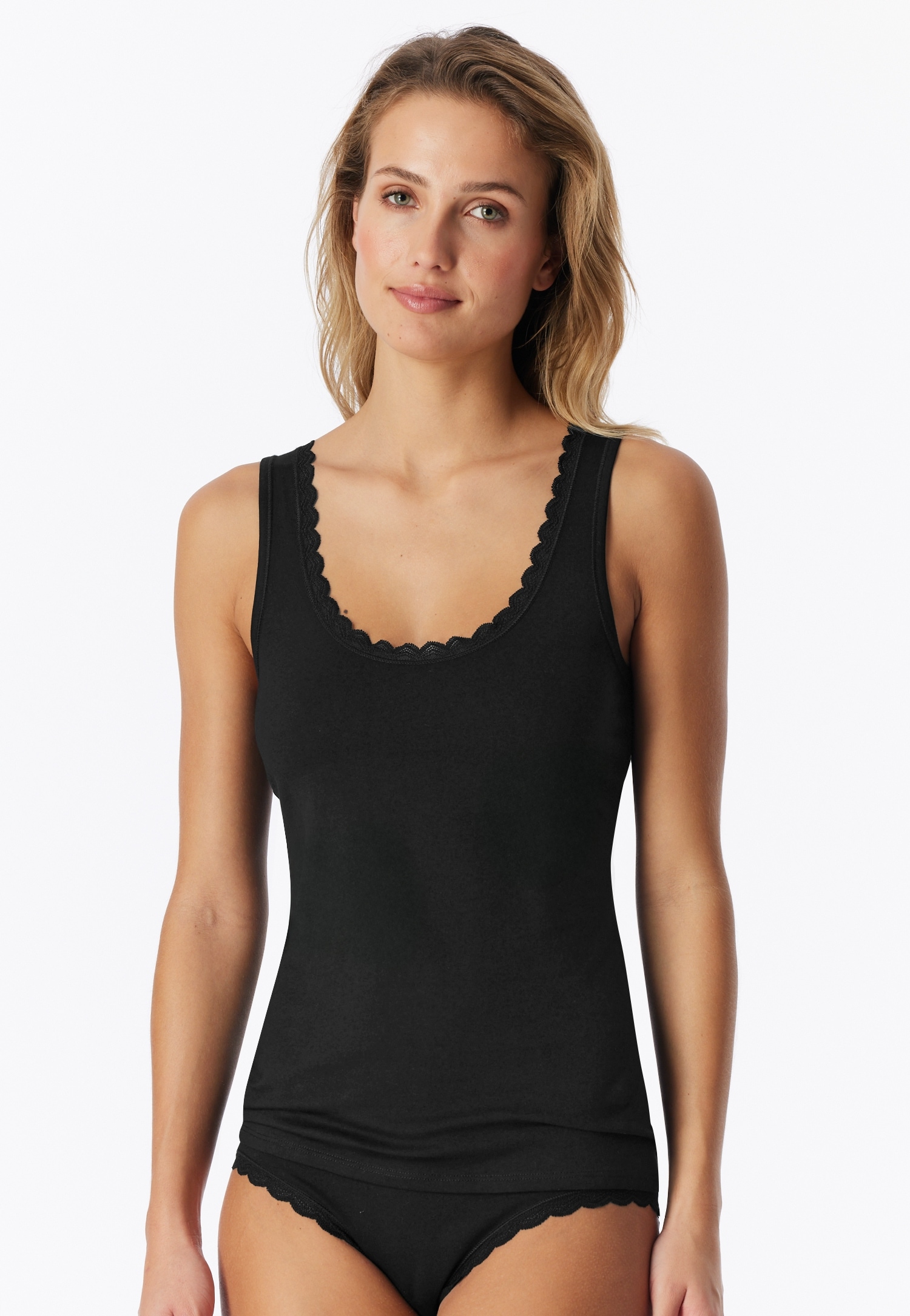 uncover by SCHIESSER Trägertop »UNCOVER Cotton Lace«