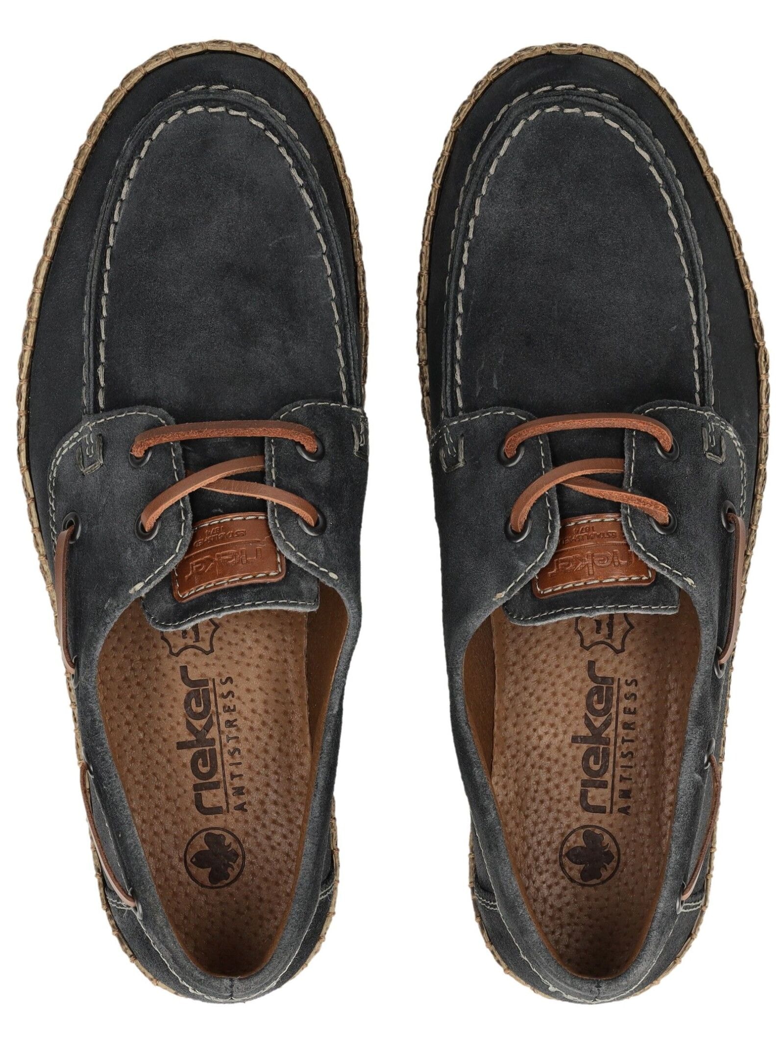 Rieker Schnürschuh »Rieker Slipper Veloursleder«