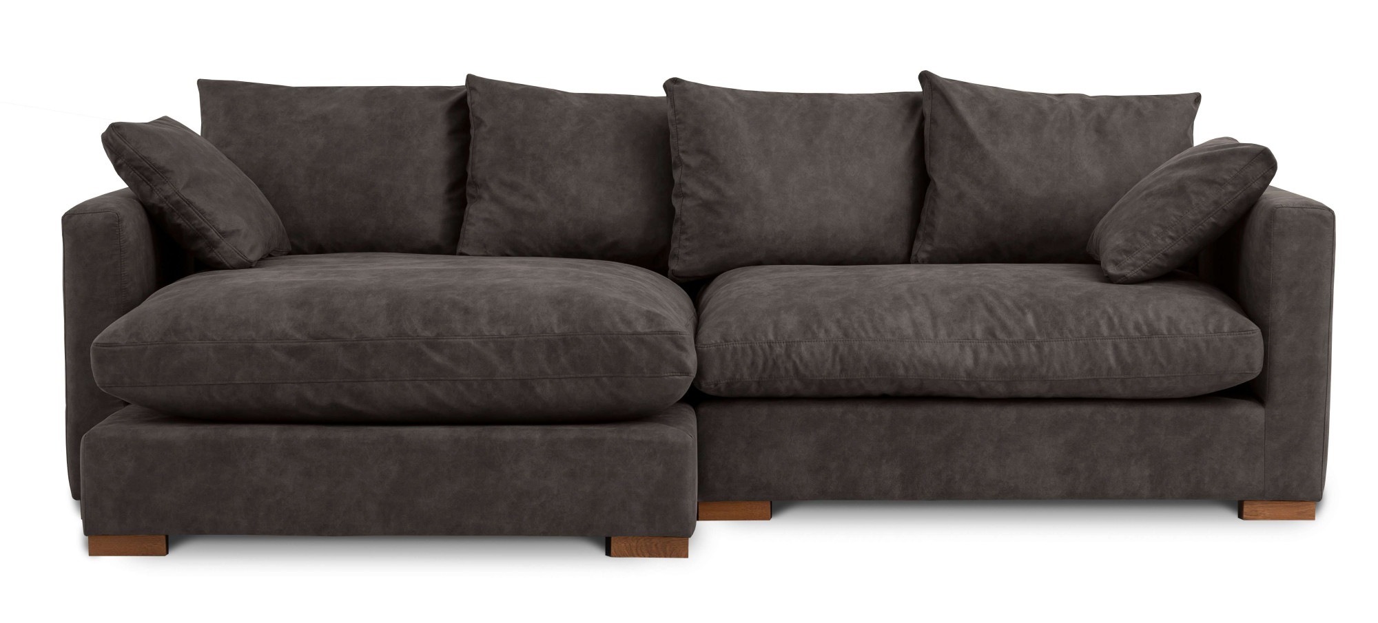 Home affaire Ecksofa »Coray«, Breite 266 cm, extra weich und kuschelig, mit Federn und Daunen
