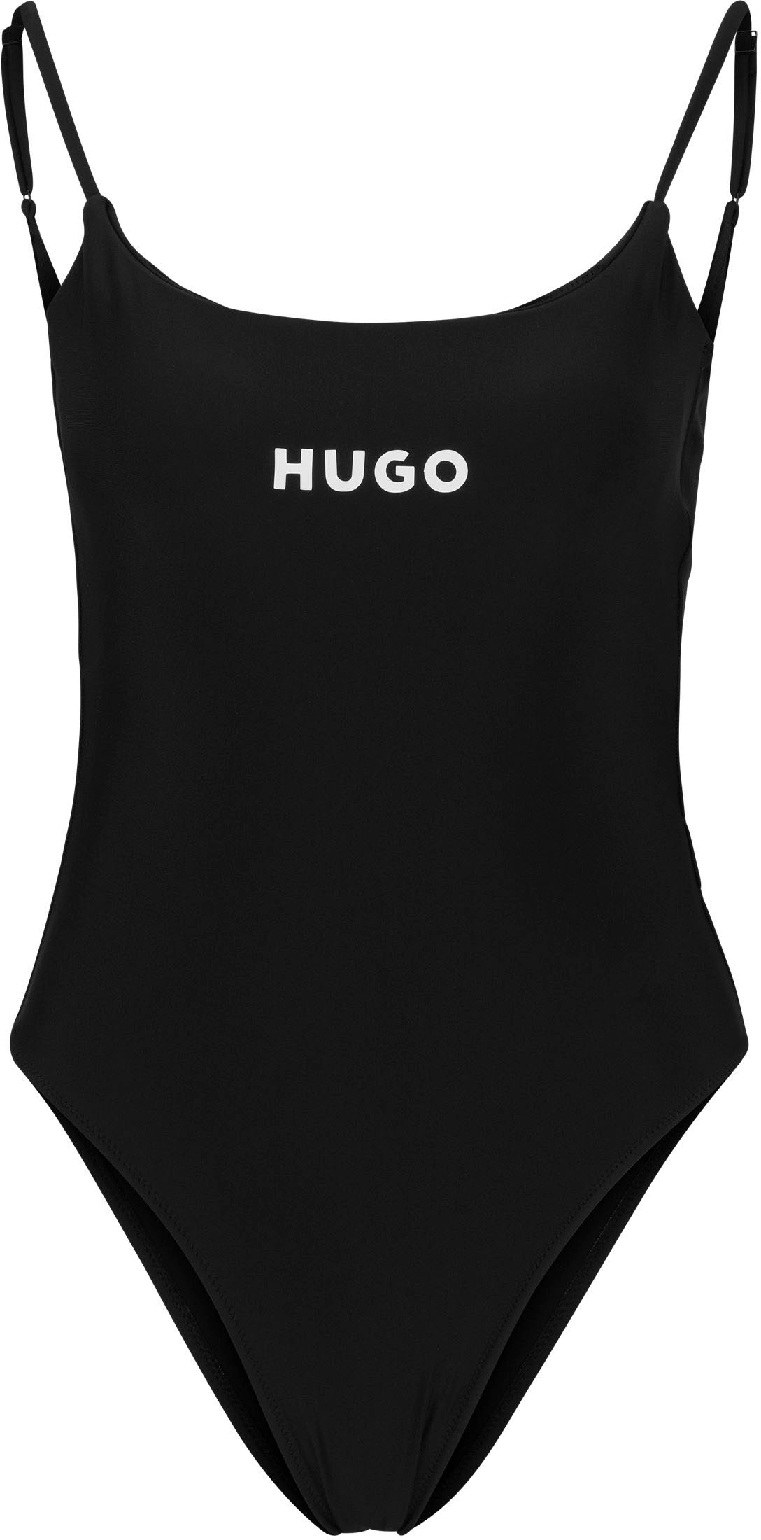 Badeanzug | Friday »PURE_SWIMSUIT«, Black HUGO Logoschriftzug mit BAUR