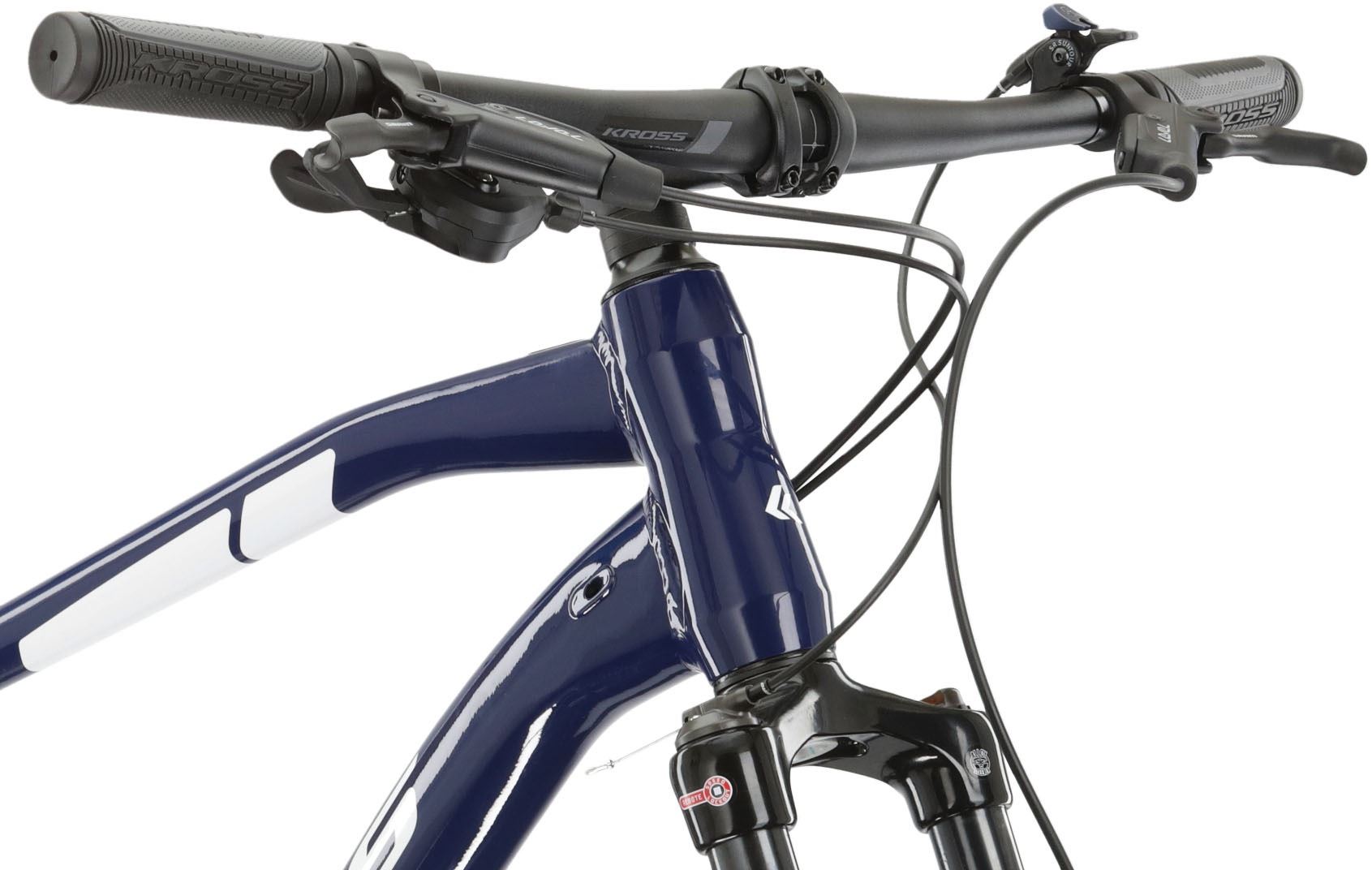 Kross Mountainbike »KROSS MTB Hardtail Level 4.0 29" blau 10 Gänge«, 10 Gang, Shimano, DEORE M5120 Schaltwerk, Kettenschaltung