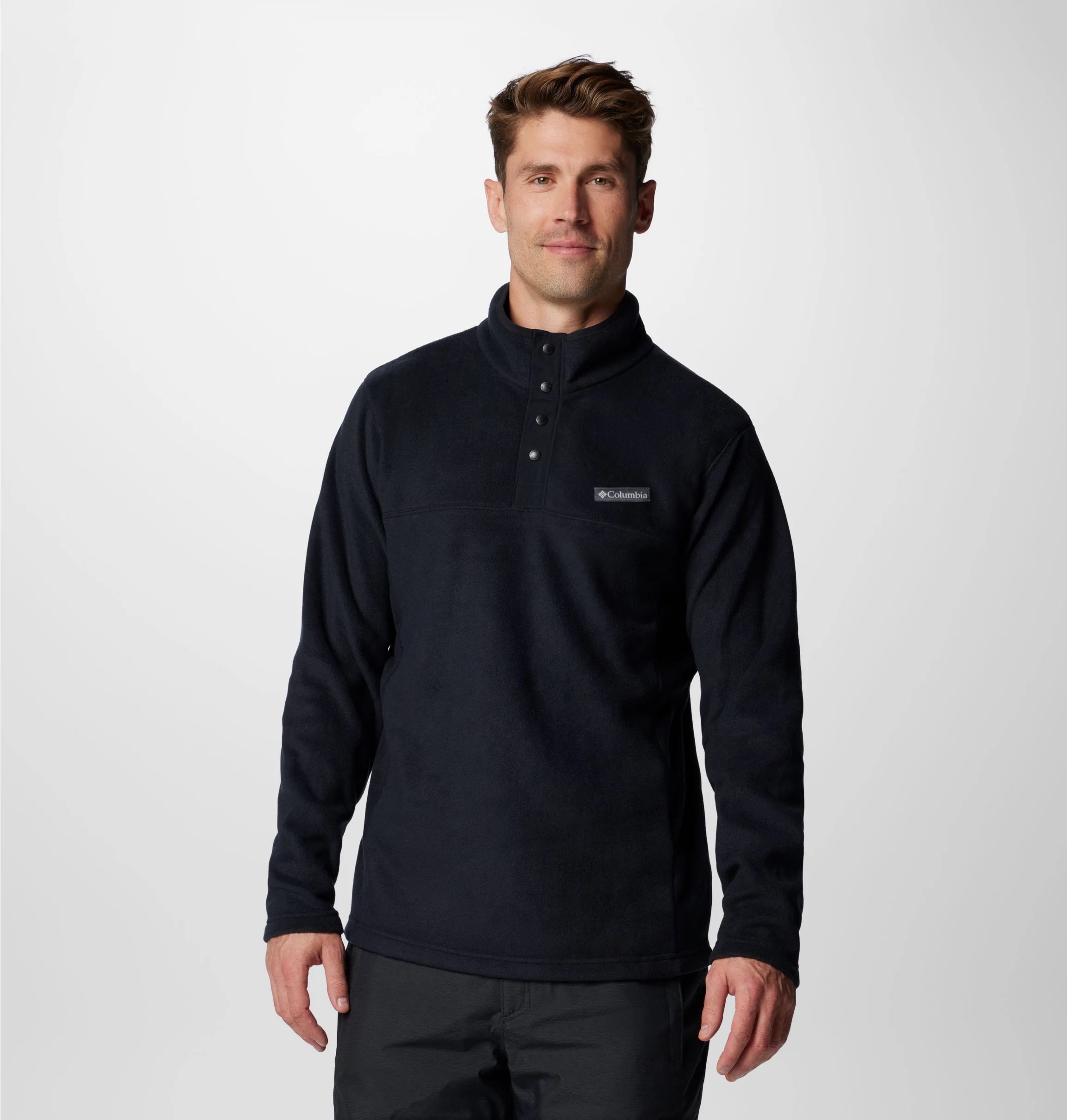 Columbia Fleecepullover "Steens Mountain™ Half Snap II", mit hohem Stehkragen